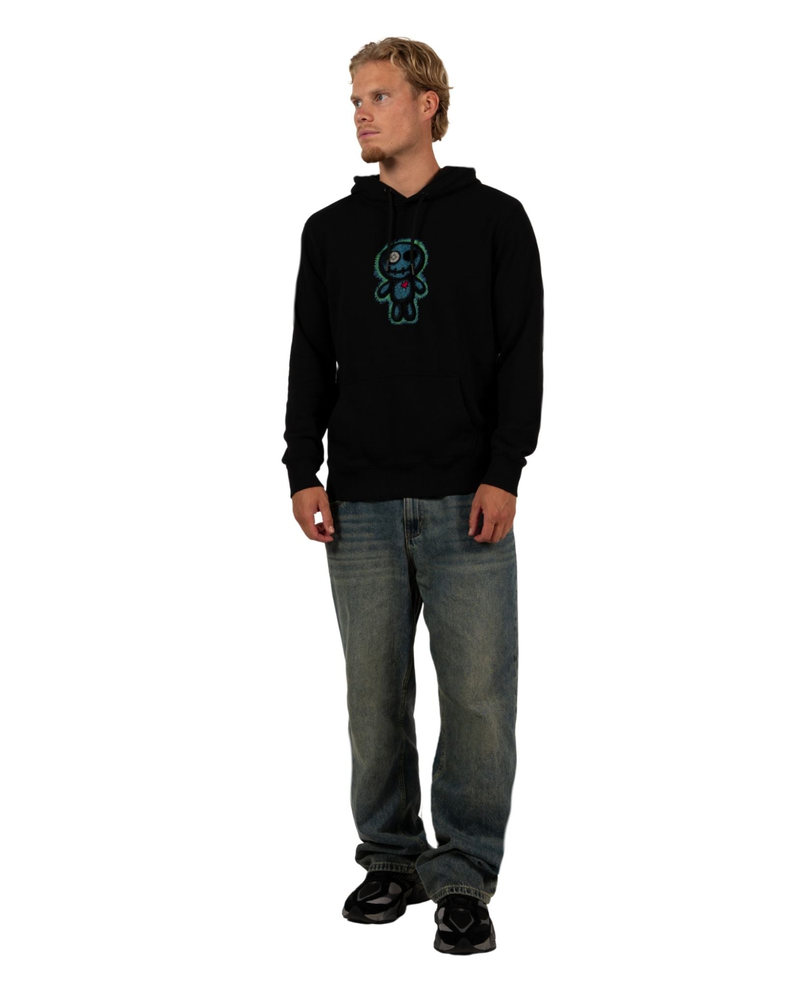 Felpa con cappuccio Williams in Nero Felpa con cappuccio Amici Sbagliati