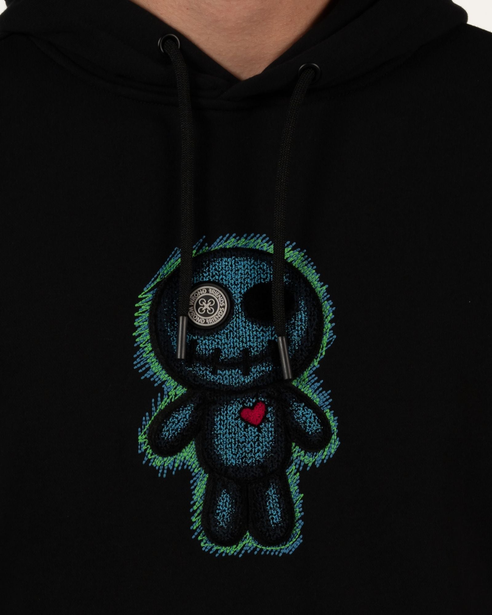 Felpa con cappuccio Williams in Nero Felpa con cappuccio Amici Sbagliati