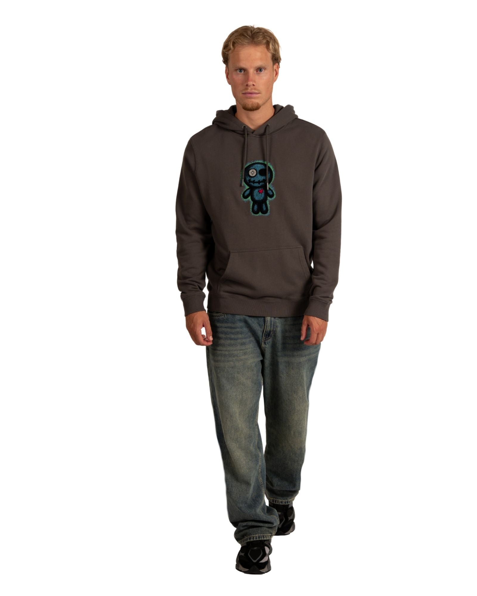 Felpa con cappuccio Williams in Grigio Felpa con cappuccio Wrong Friends