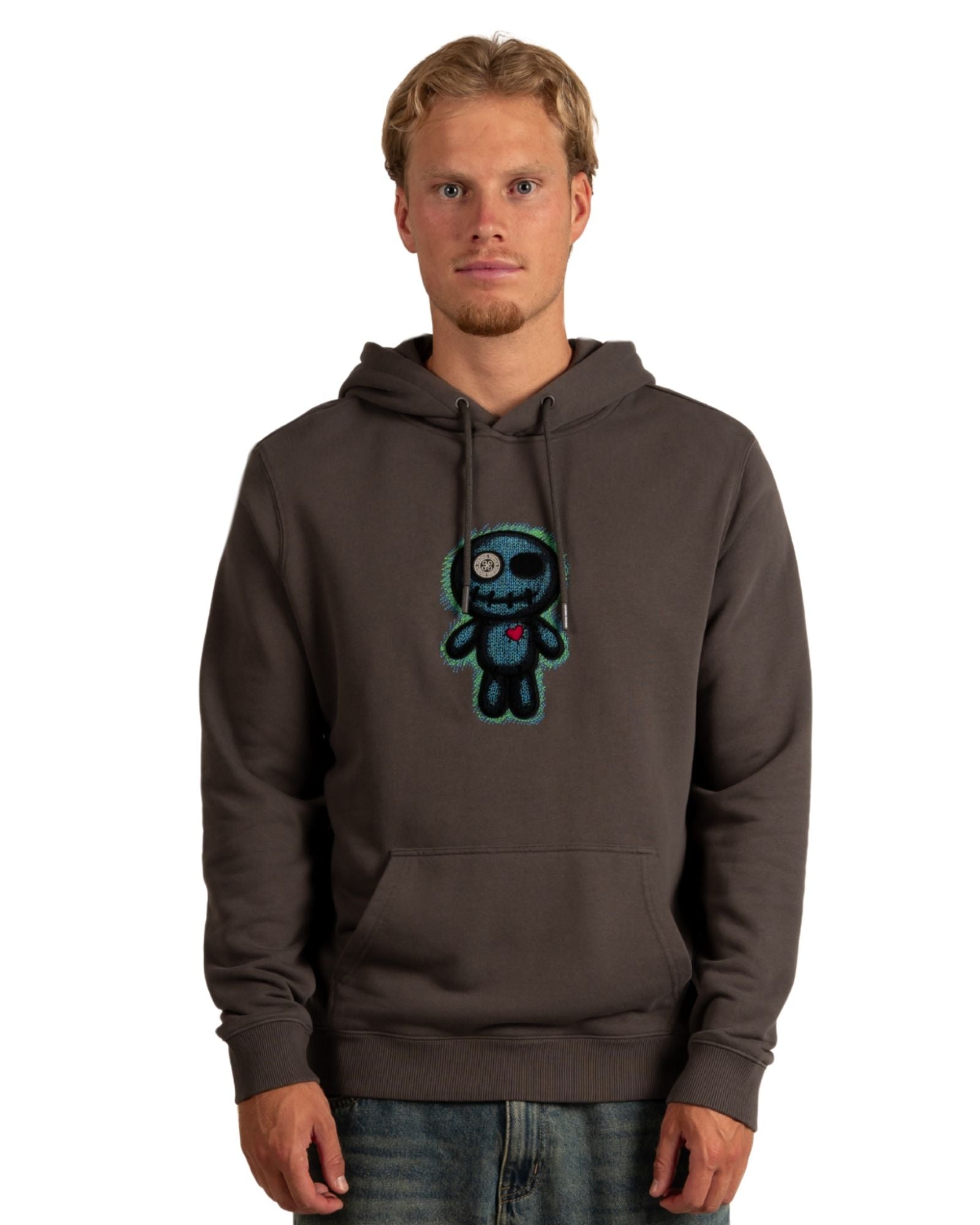 Felpa con cappuccio Williams in Grigio Felpa con cappuccio Wrong Friends