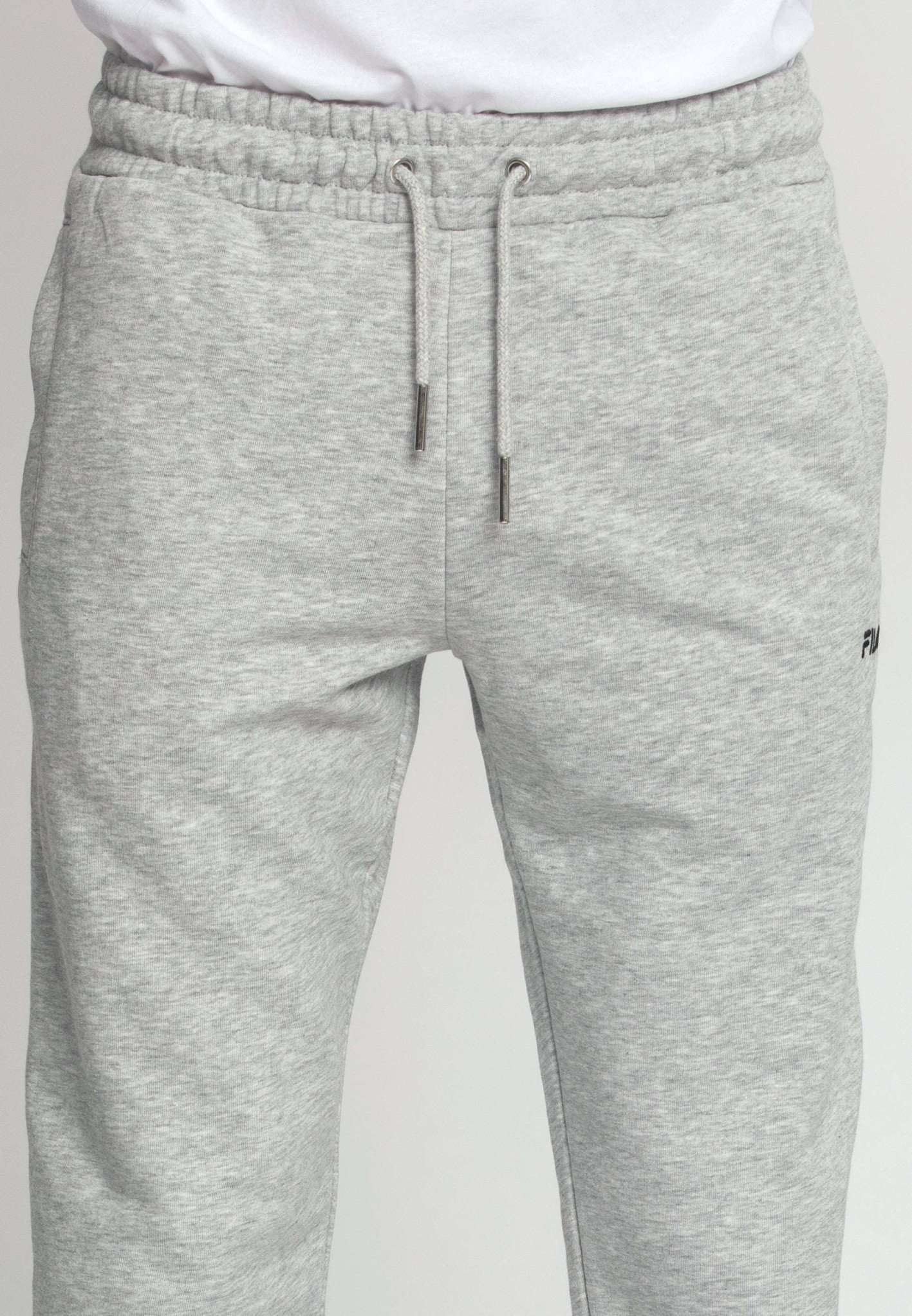 Pantaloni felpati Braives in grigio chiaro melange Fila   