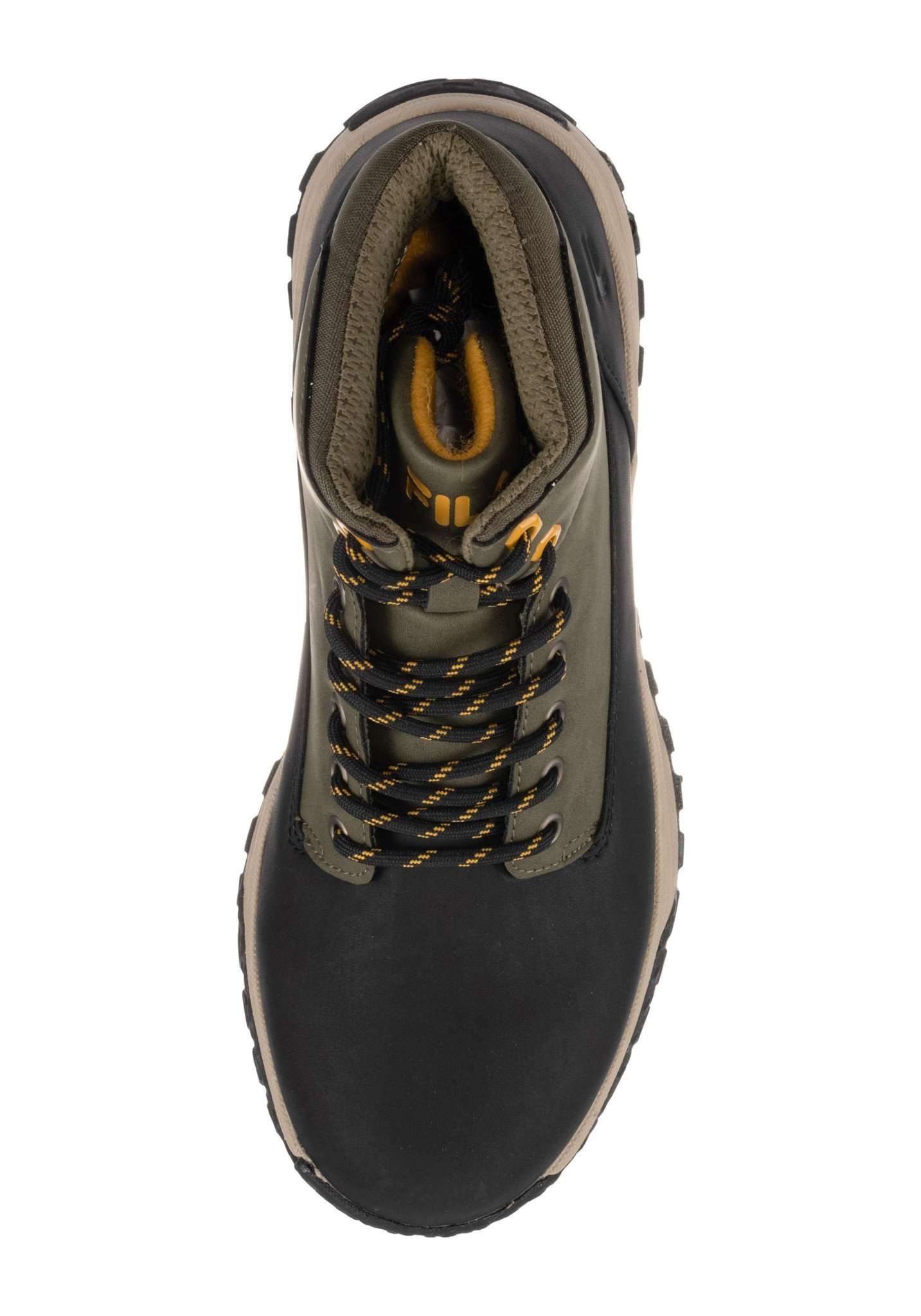 Lance XXI in Nero-Olive Night - Stivaletti stringati Fila   