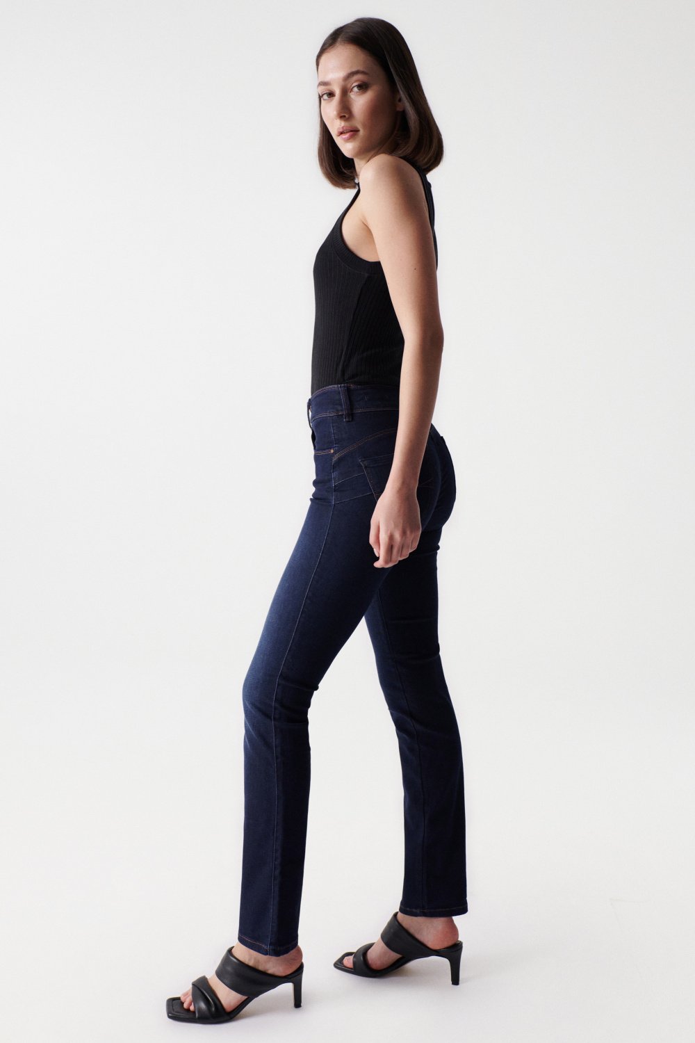 Jeans Secret Slim Push-In lavaggio scuro Salsa Jeans   