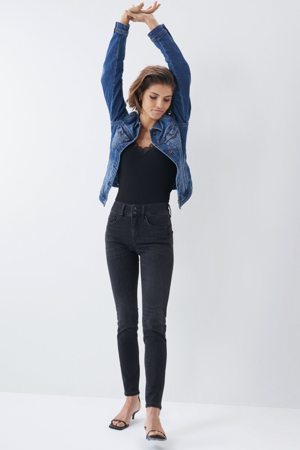 Jeans Secret Skinny Push-In neri Salsa Jeans   