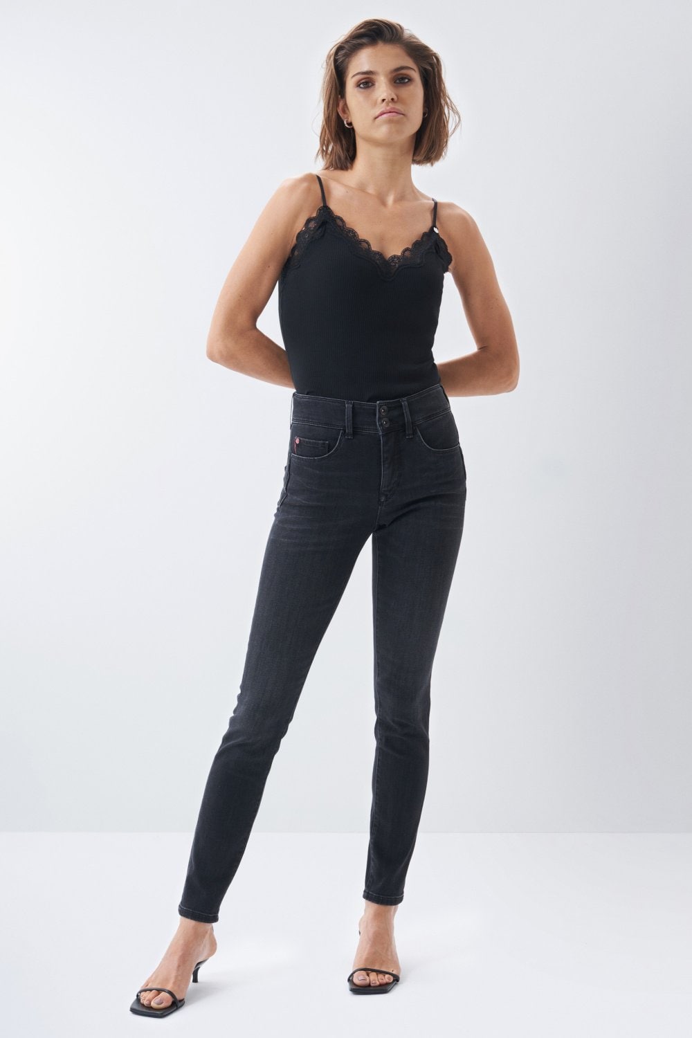 Jeans Secret Skinny Push-In neri Salsa Jeans   