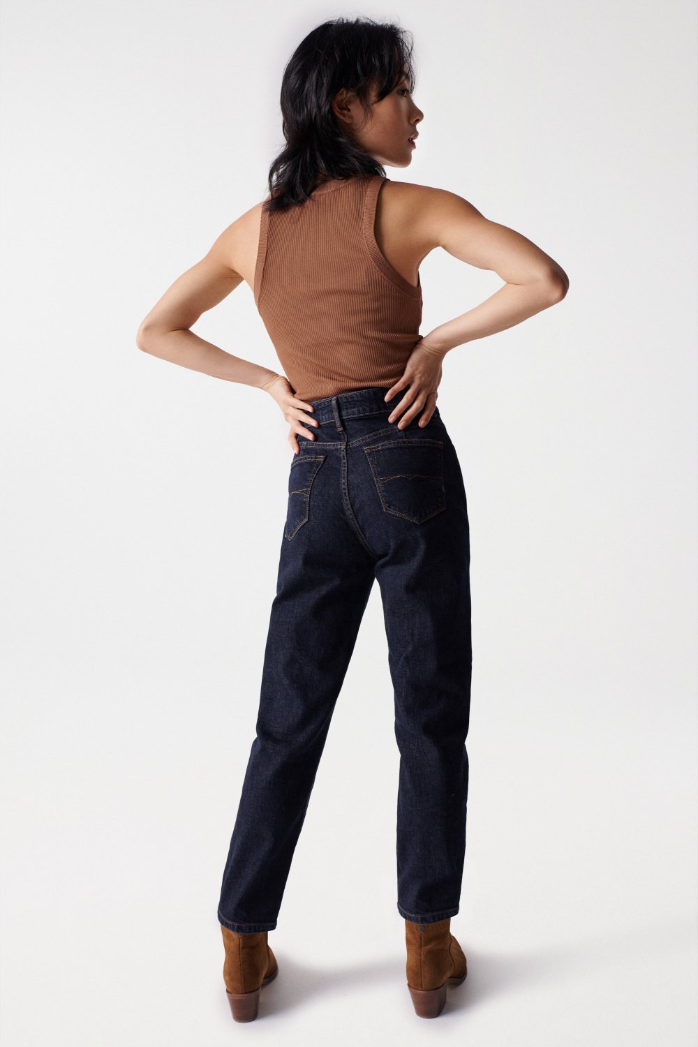 Jeans True Cropped Slim Comfort in lavaggio medio Salsa Jeans   