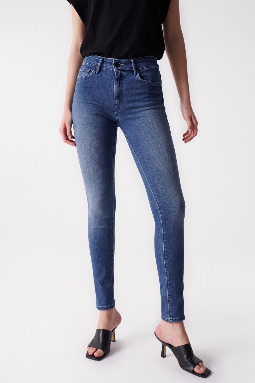 Jeans Destiny Skinny Push-Up con lavaggio medio Salsa Jeans   