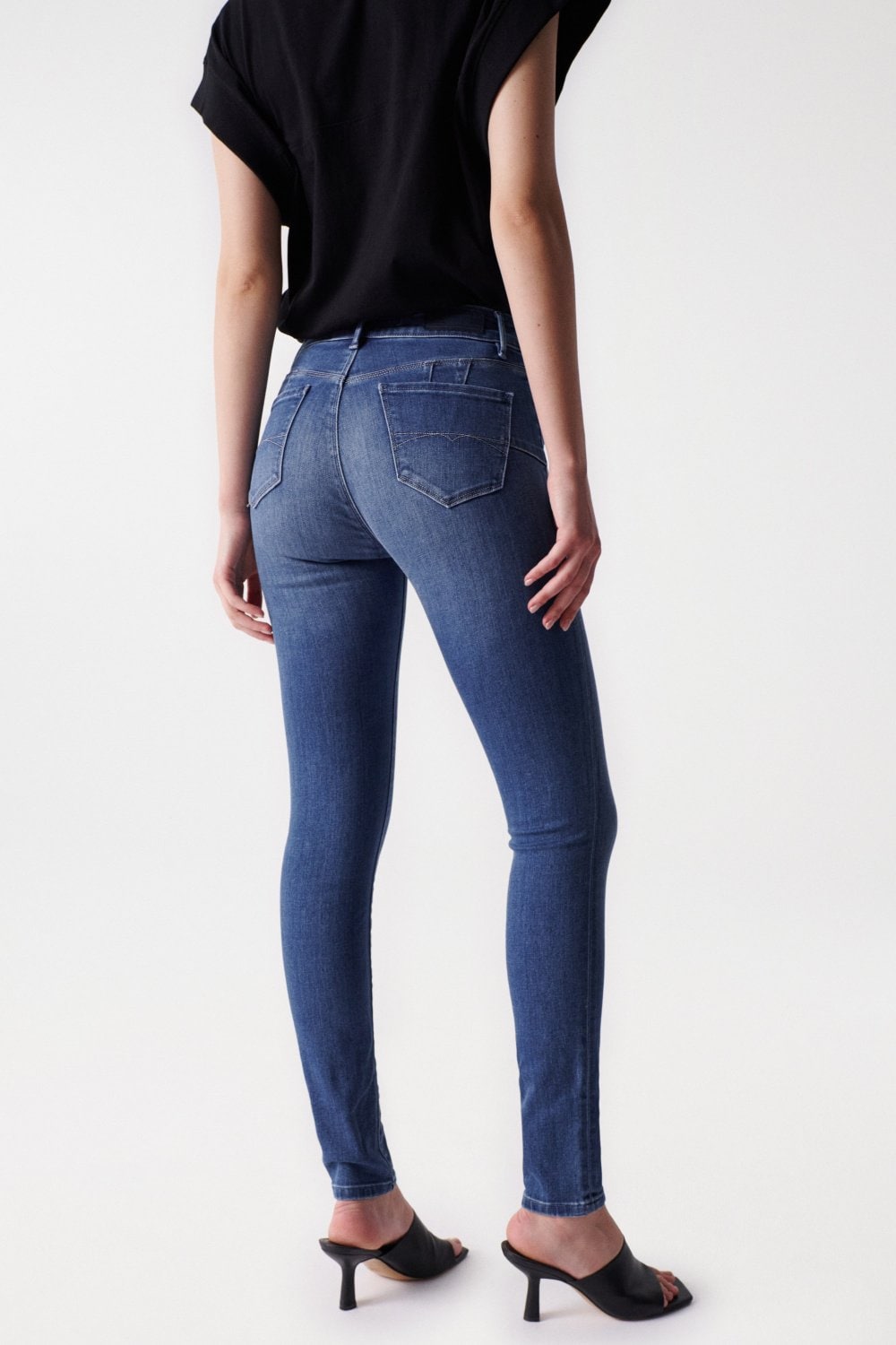 Jeans Destiny Skinny Push-Up con lavaggio medio Salsa Jeans   