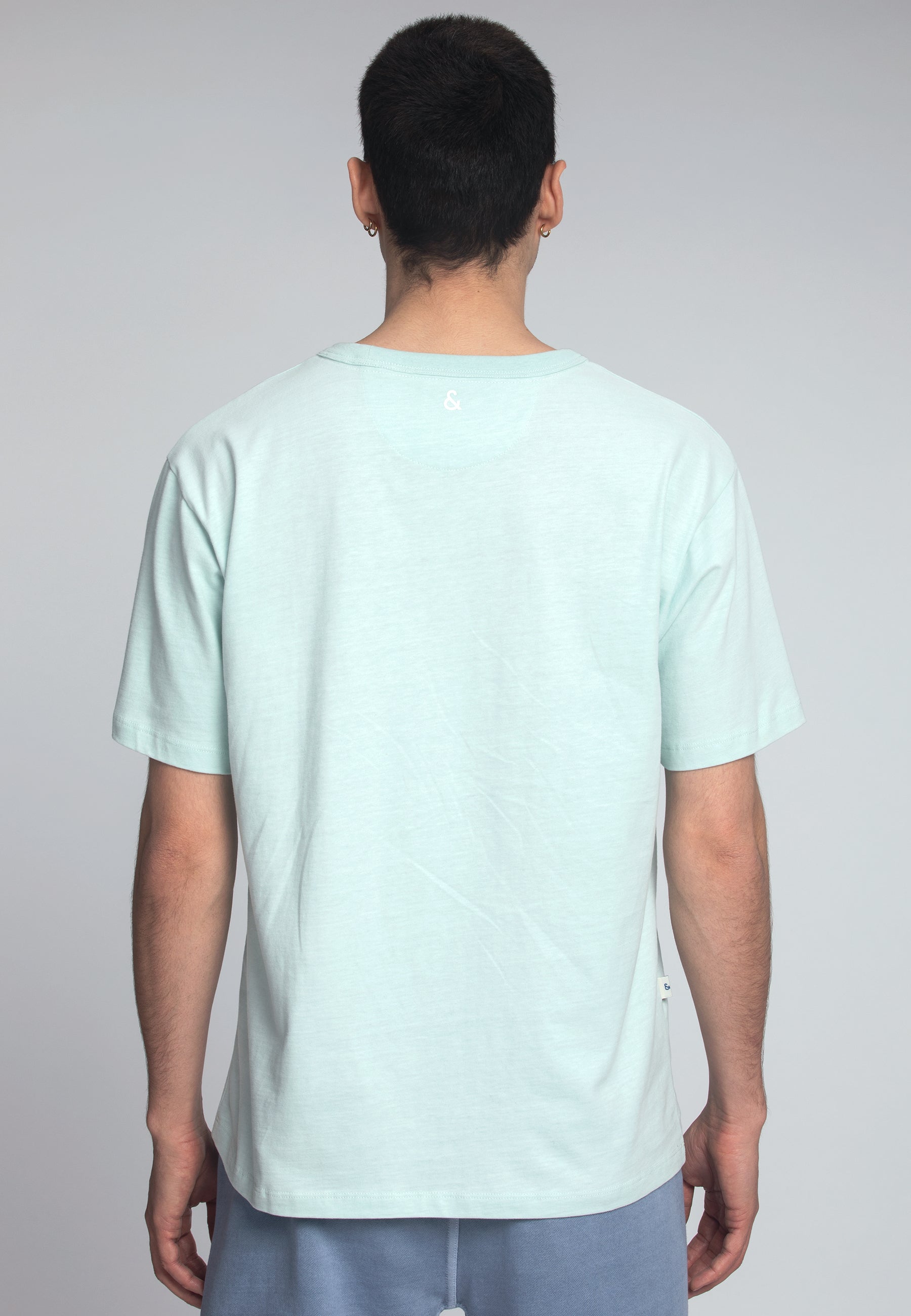 T-shirt Ricamo di base in nebbiolina T-shirt Colours and Sons   