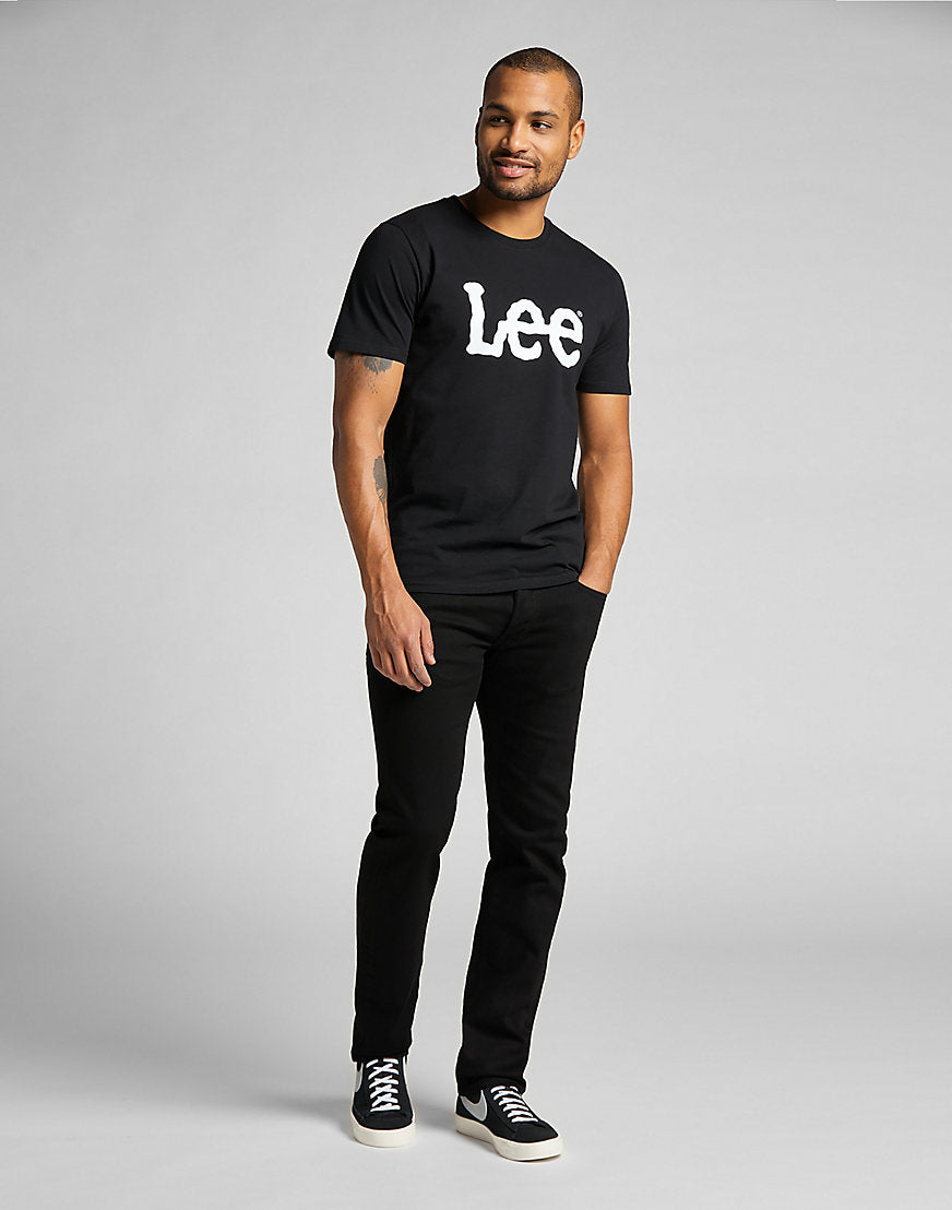 T-shirt con logo Wobbly in nero Lee   