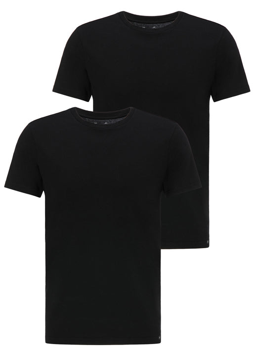 T-shirt Twin Pack Crew Tee in nero Lee   