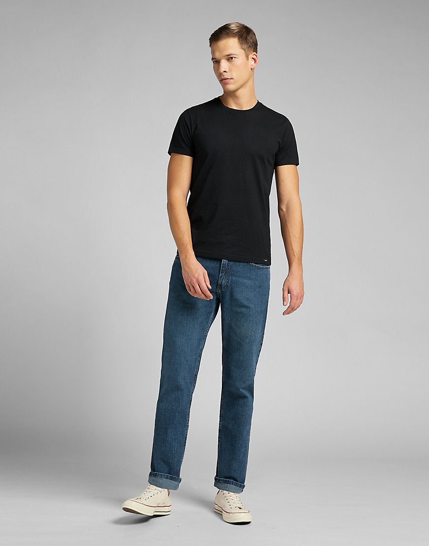 T-shirt Twin Pack Crew Tee in nero Lee   