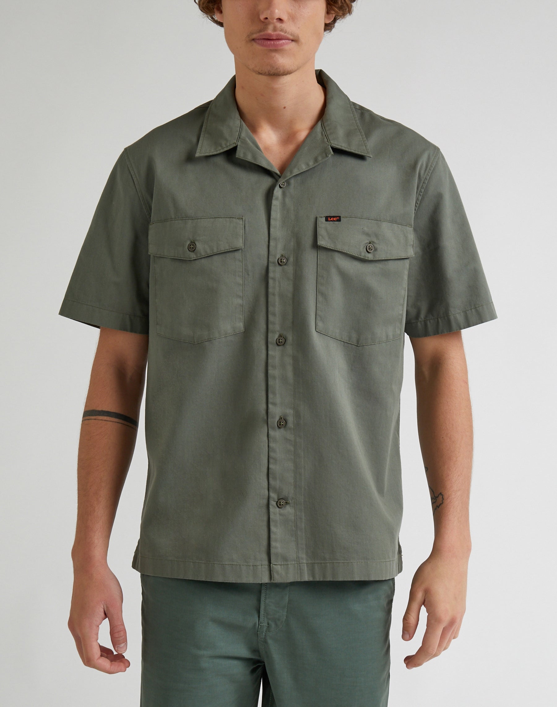 Camicia Chetopa a maniche corte in camicie Fort Green Lee   