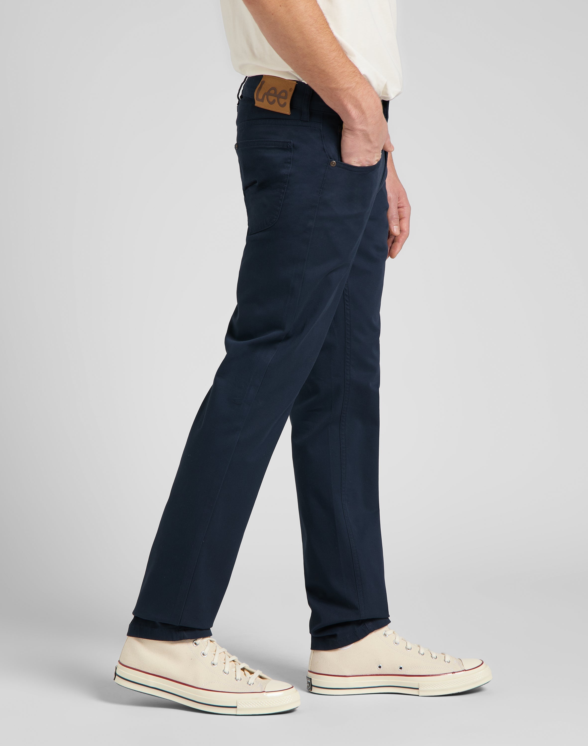 Pantaloni Daren Zip Fly in blu scuro Lee   