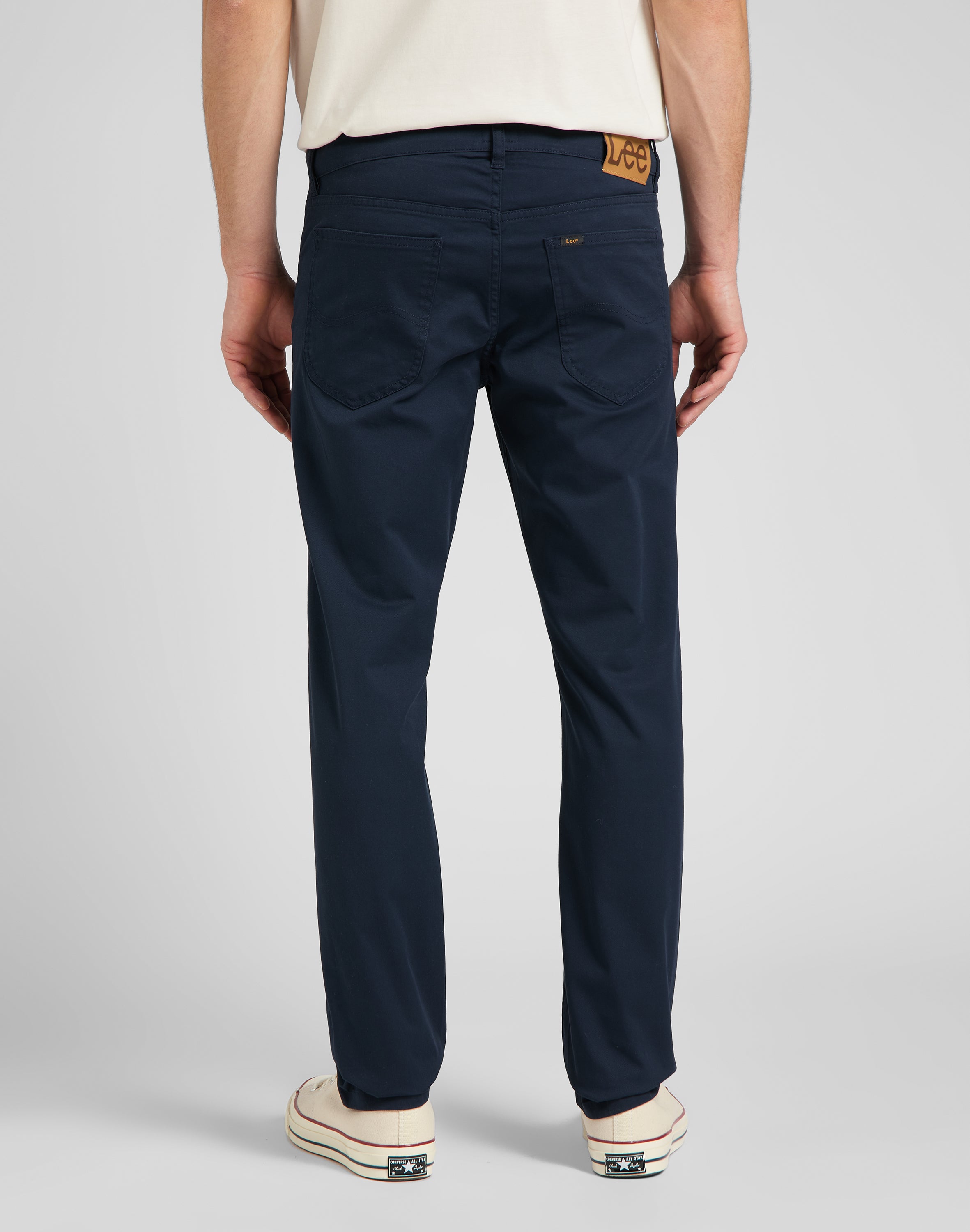 Pantaloni Daren Zip Fly in blu scuro Lee   