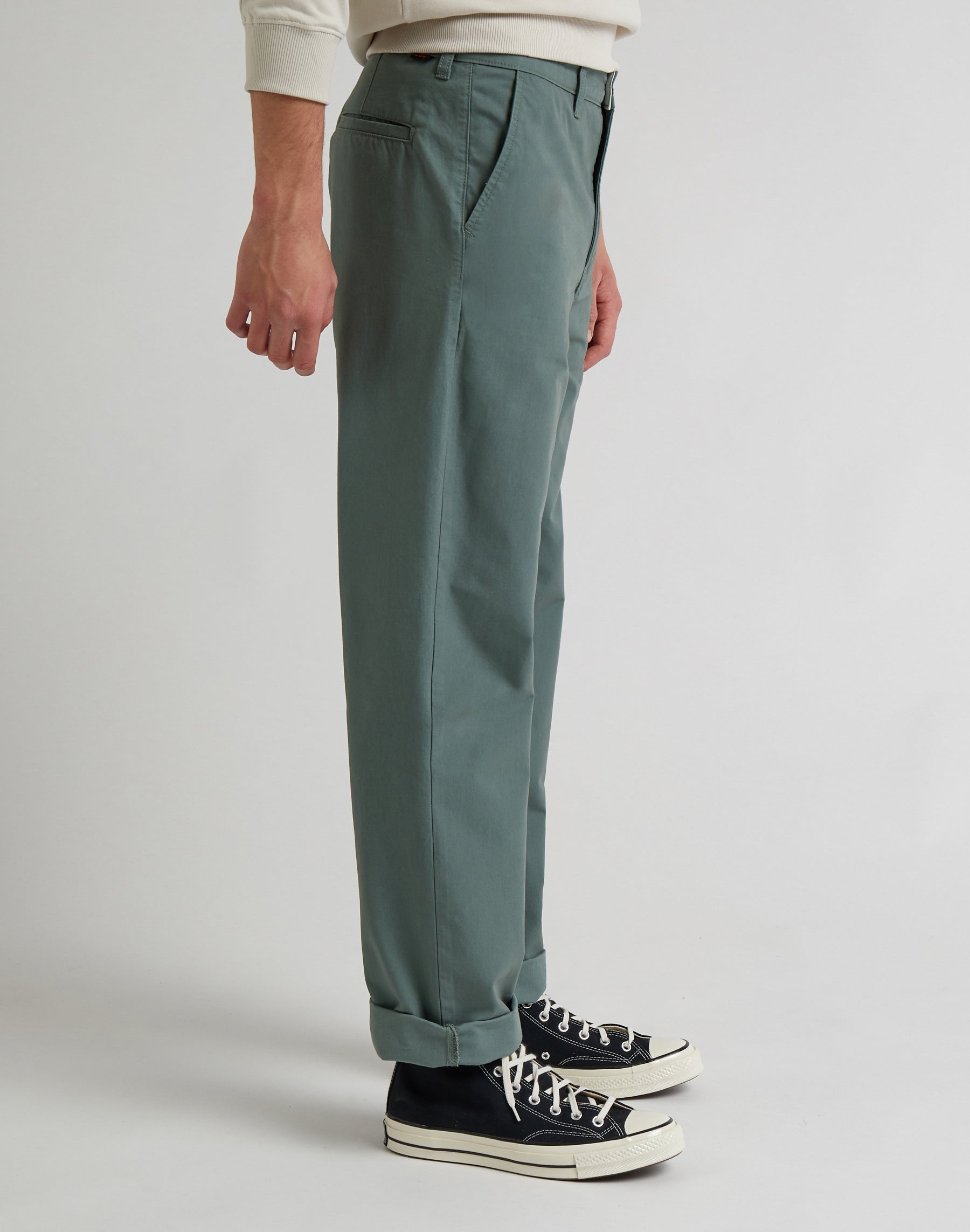 Pantaloni chino rilassati in Fort Green Lee   