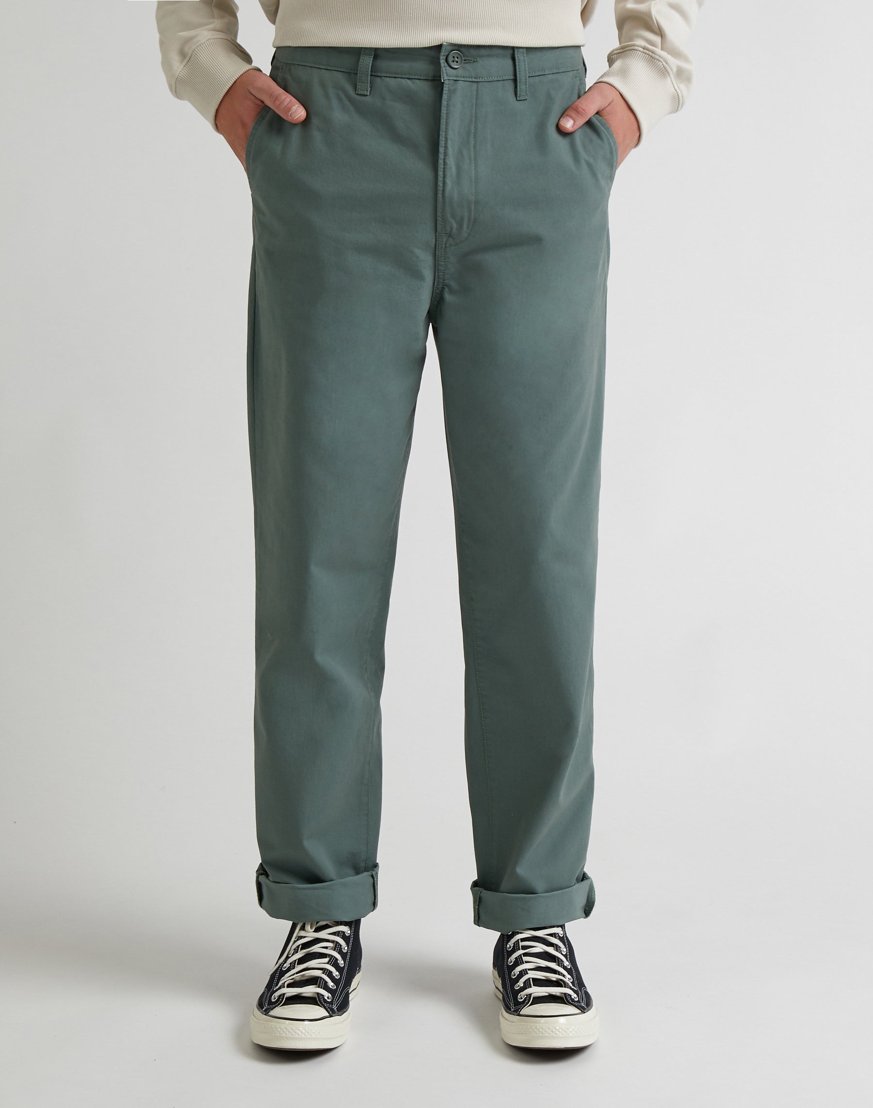 Pantaloni chino rilassati in Fort Green Lee   