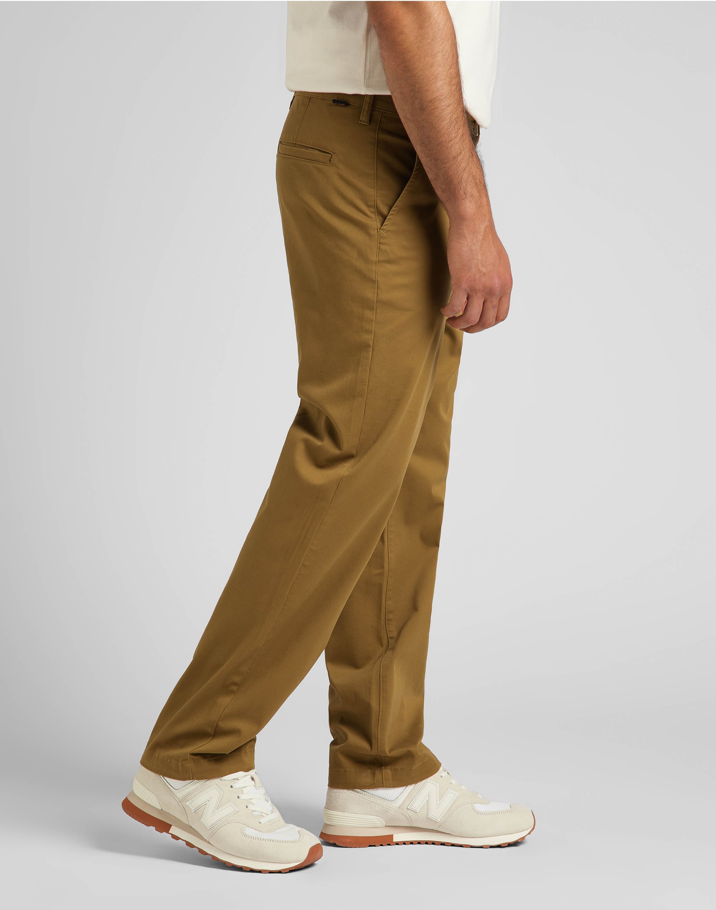 Pantaloni chino rilassati in tumbleweed Lee   