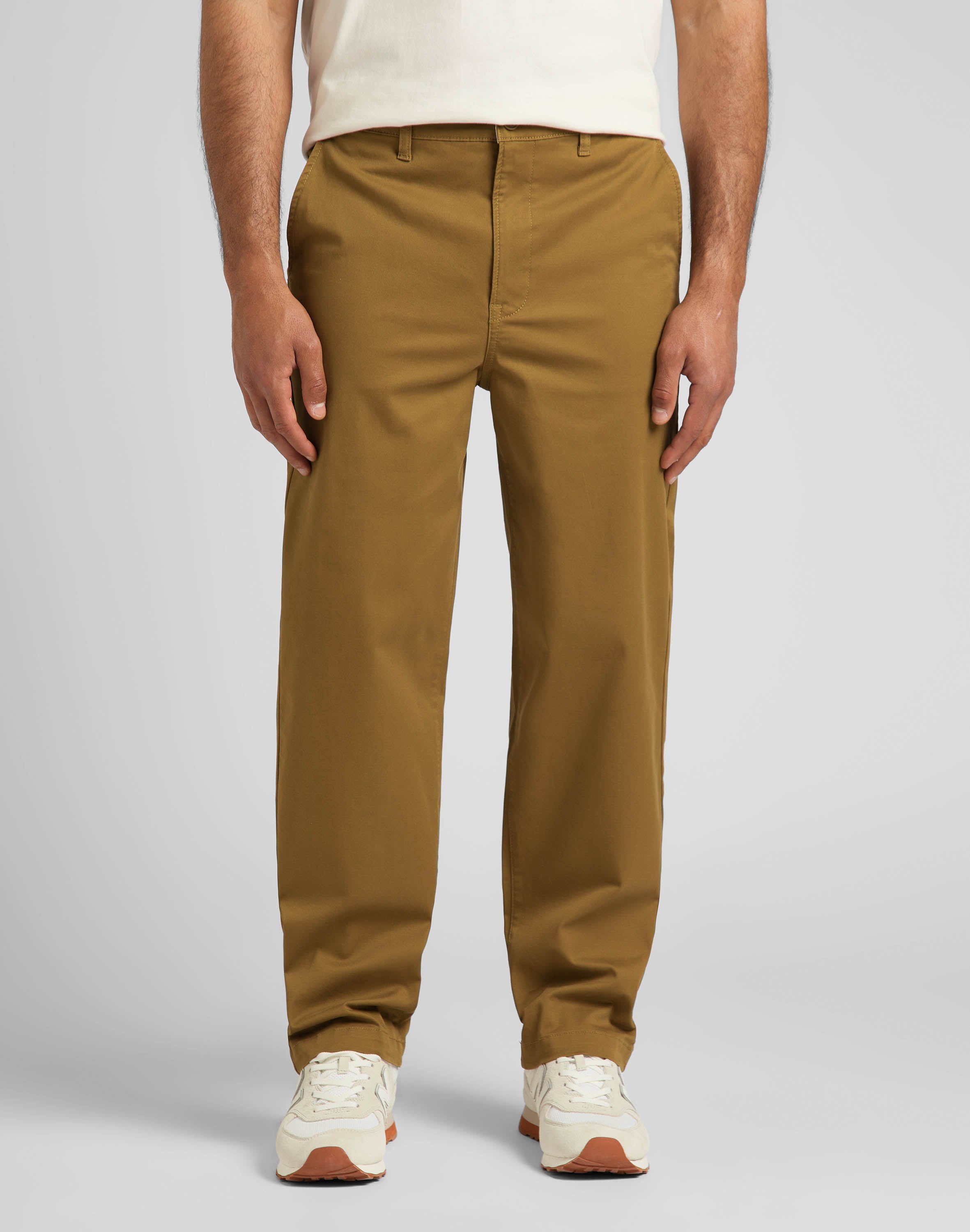 Pantaloni chino rilassati in tumbleweed Lee   