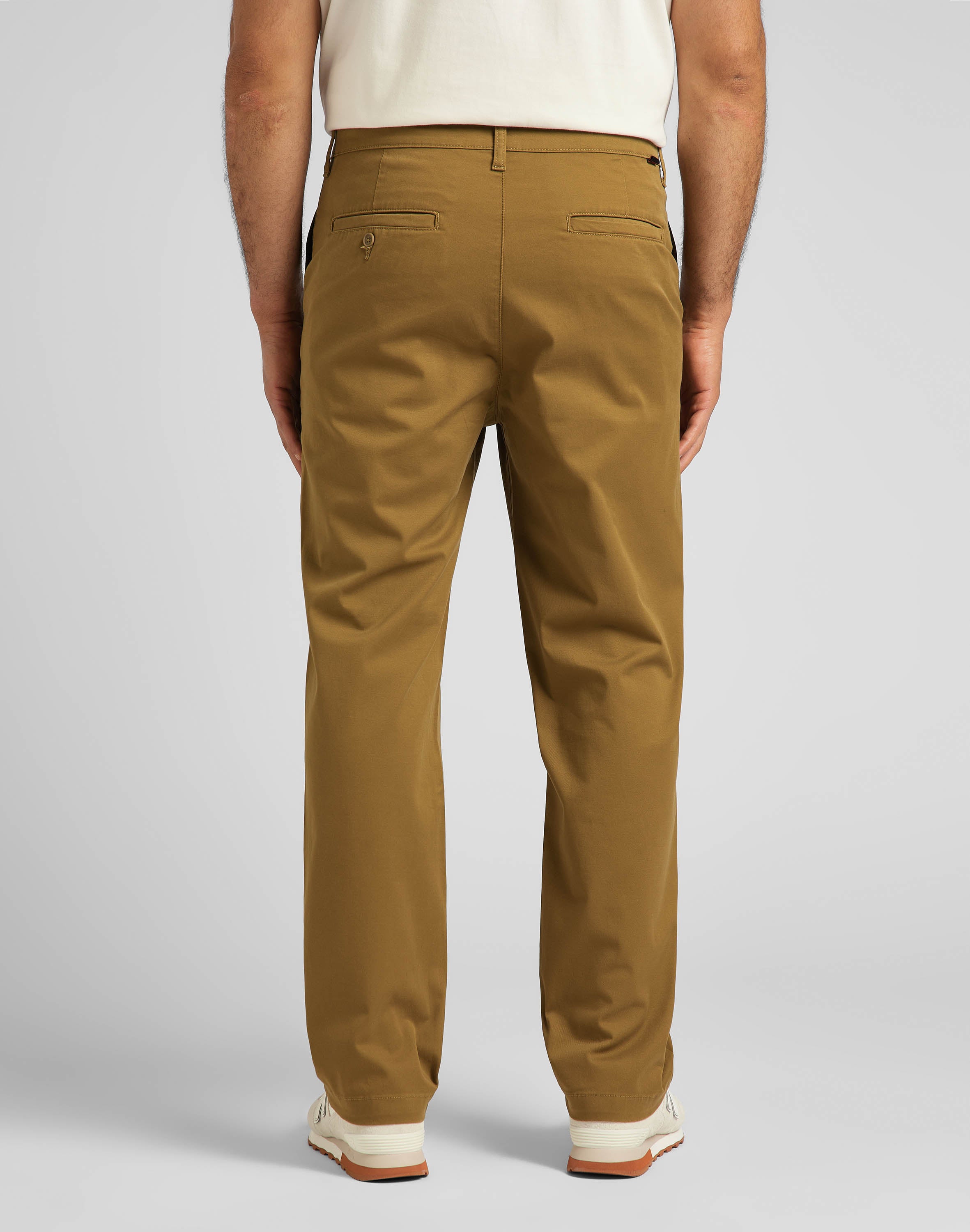 Pantaloni chino rilassati in tumbleweed Lee   