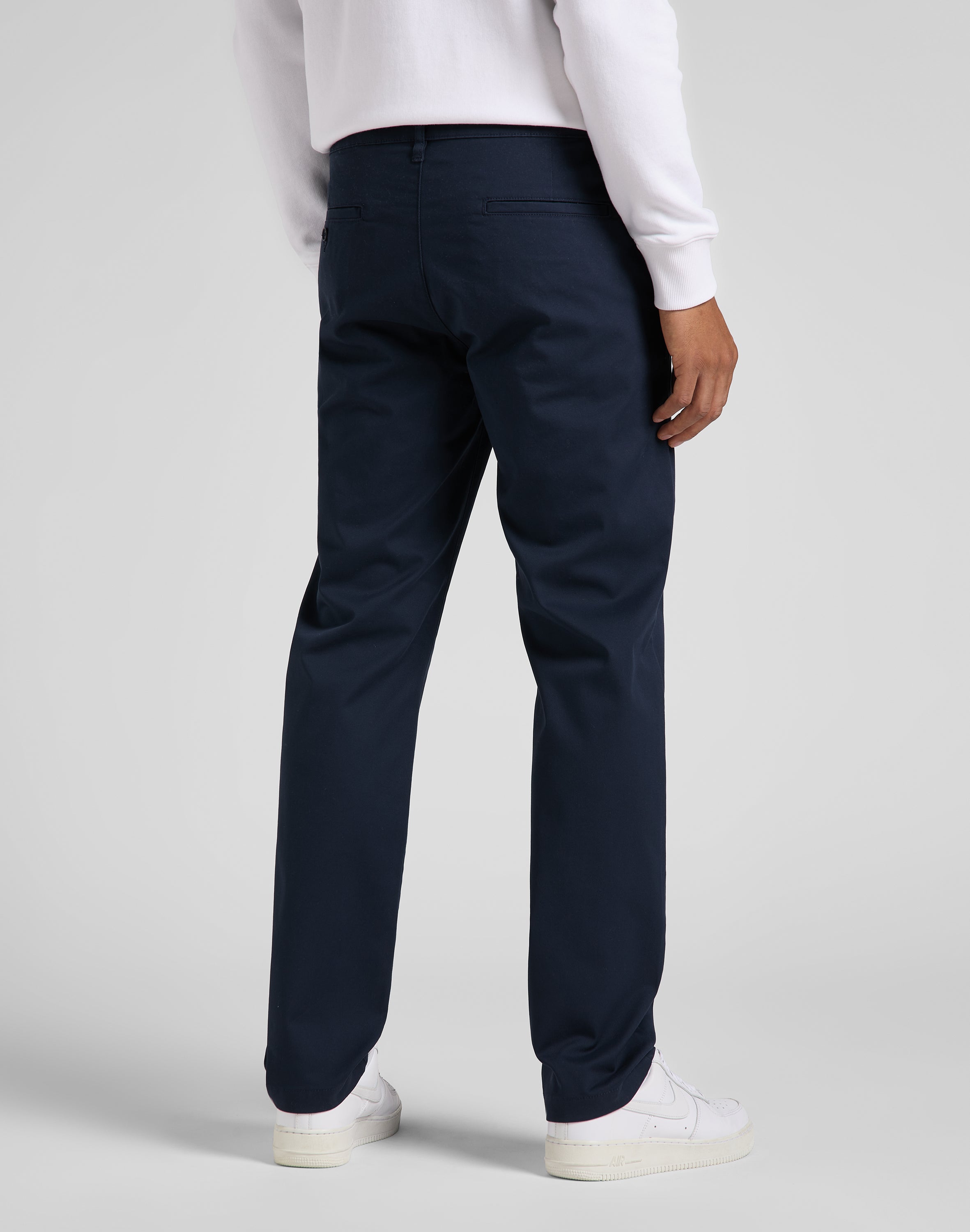 Pantaloni chino regular in blu scuro Lee   