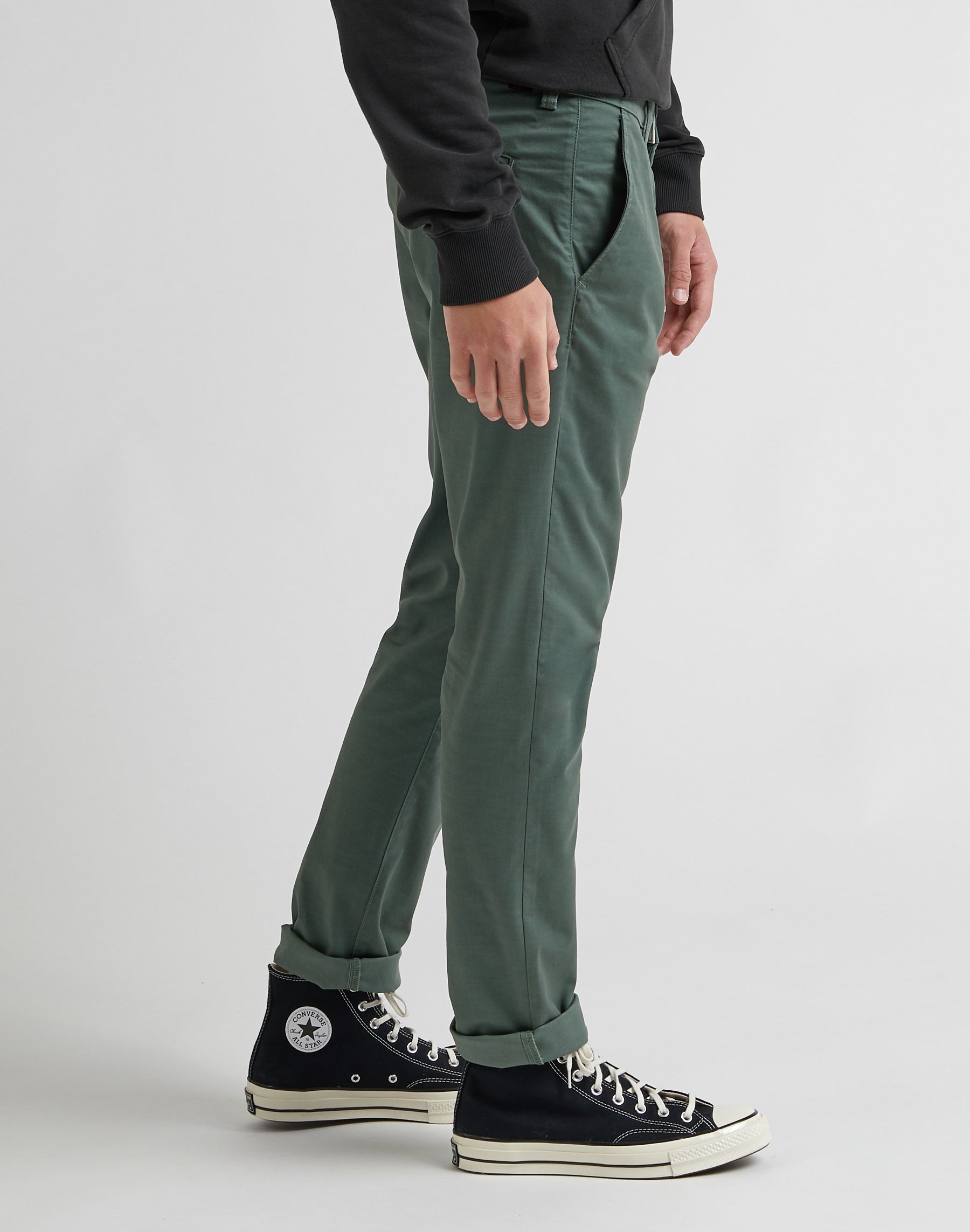 Pantaloni slim chino in Fort Green Lee   