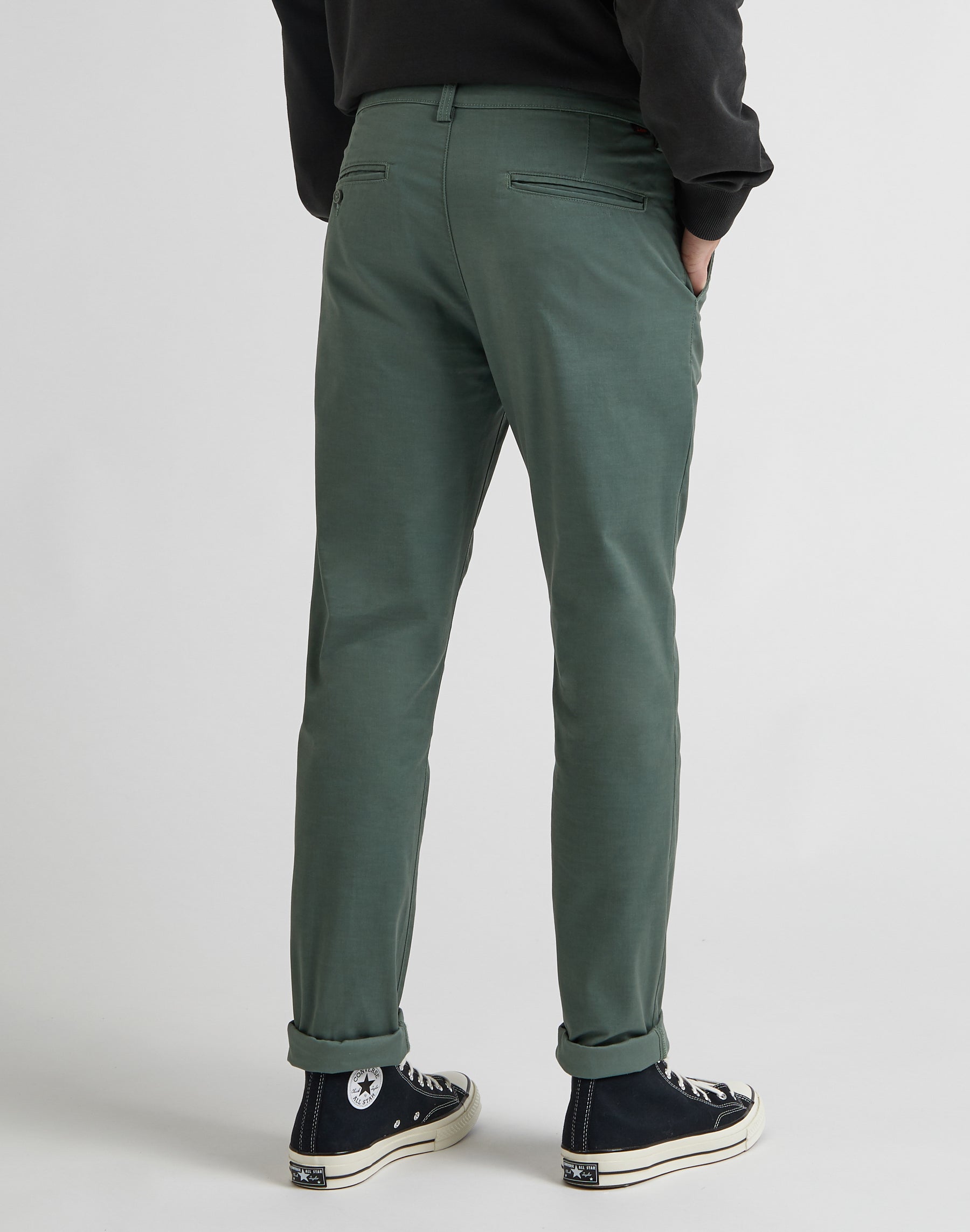 Pantaloni slim chino in Fort Green Lee   