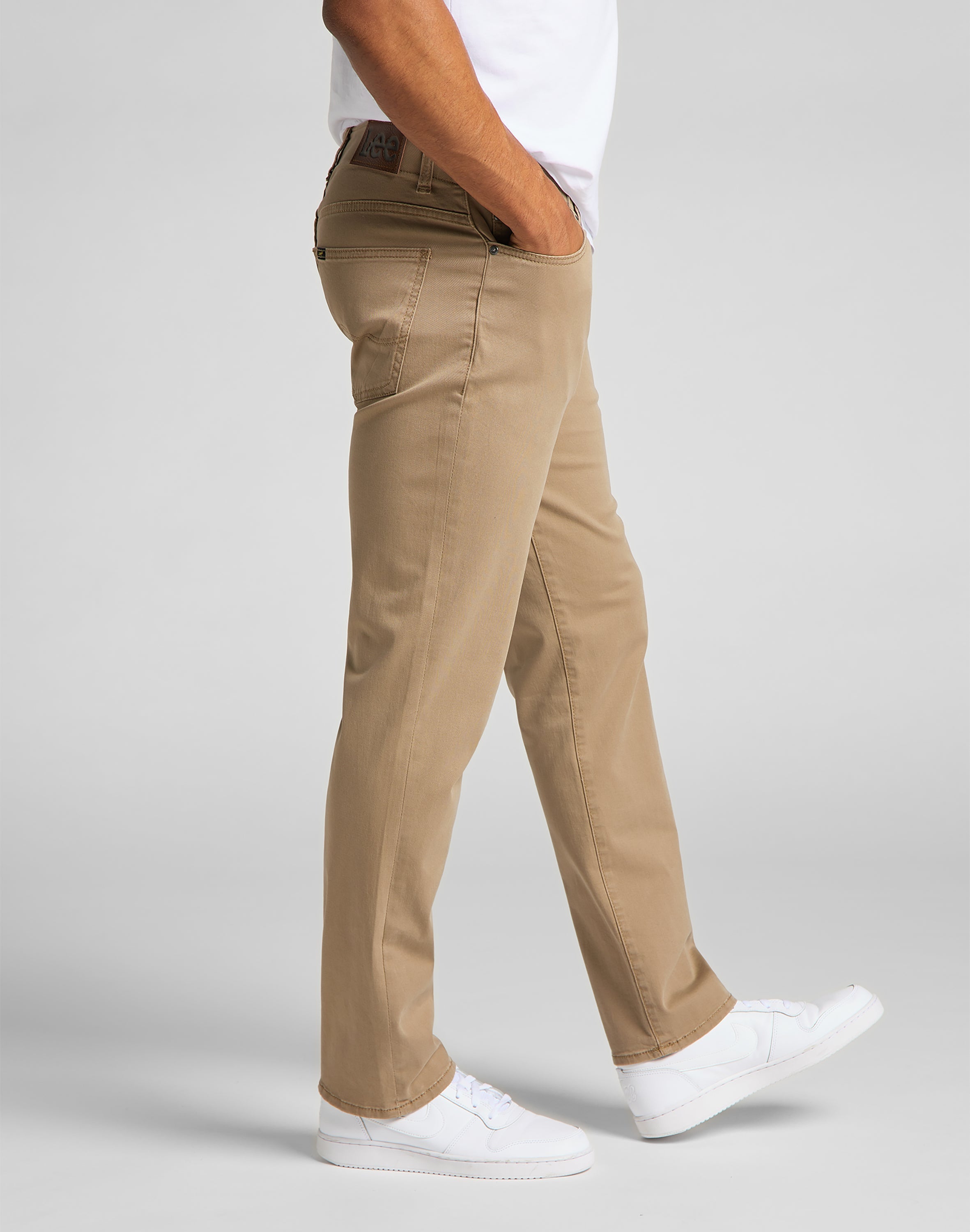 Pantaloni dritti XM in Cougar Lee   