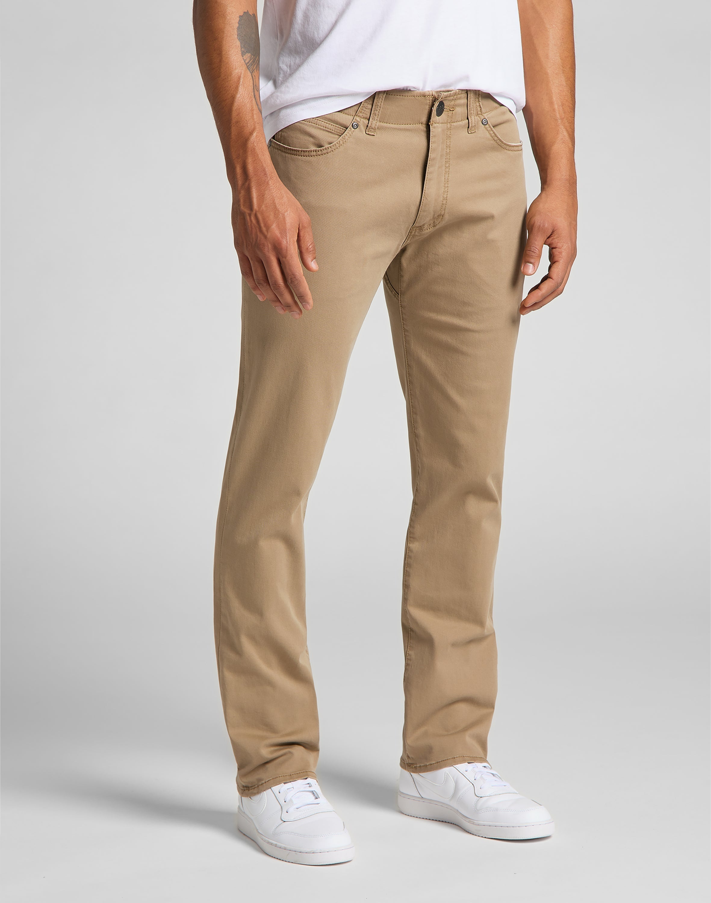 Pantaloni dritti XM in Cougar Lee   