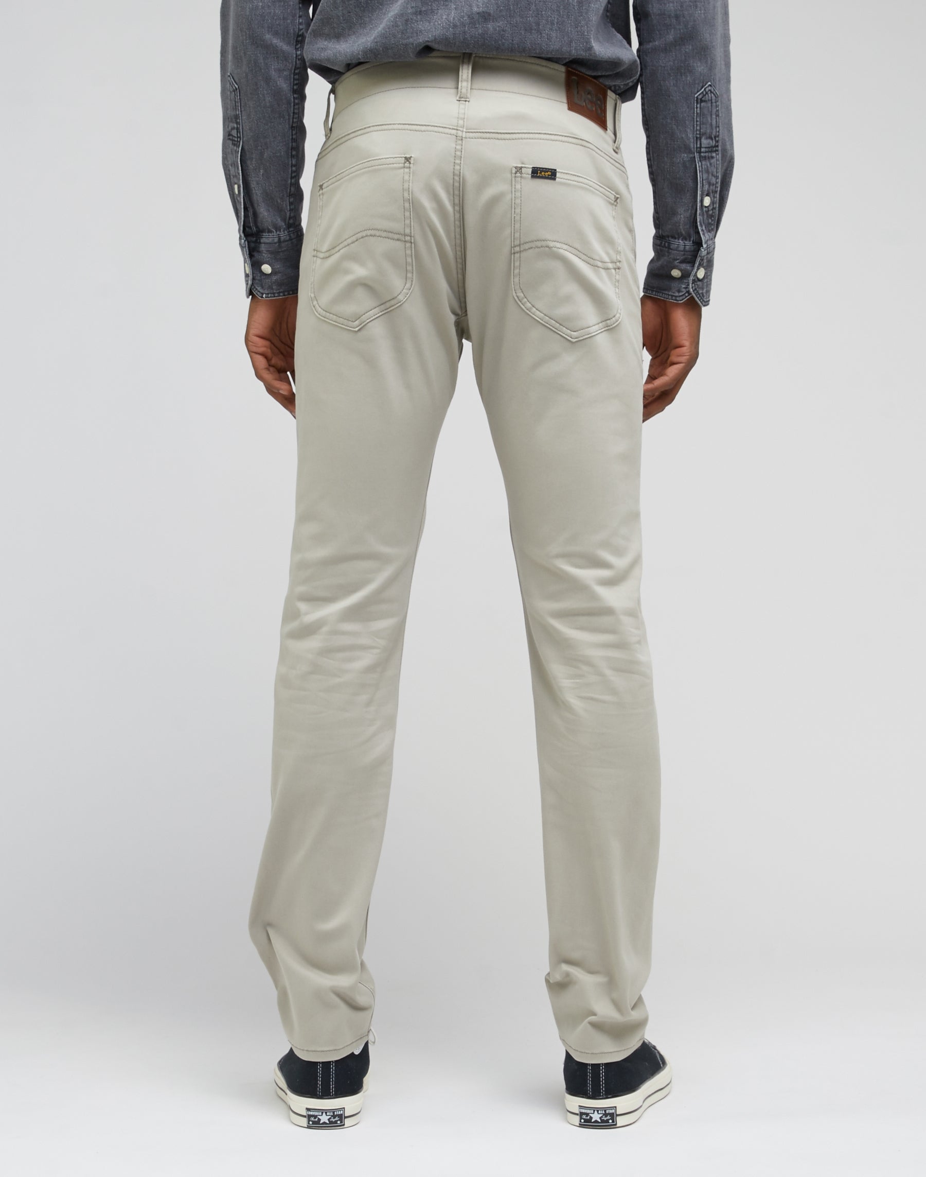 Pantaloni slim fit MVP in funghi Lee   