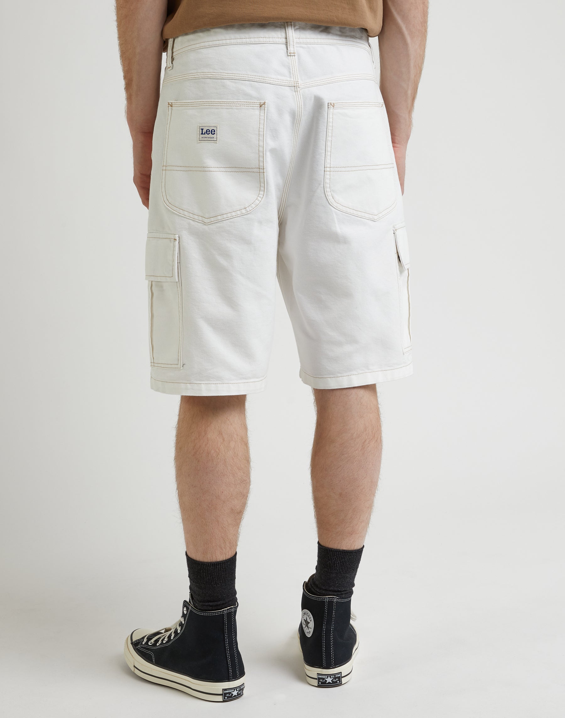 Pantaloncini Cargo in ecru Lee   