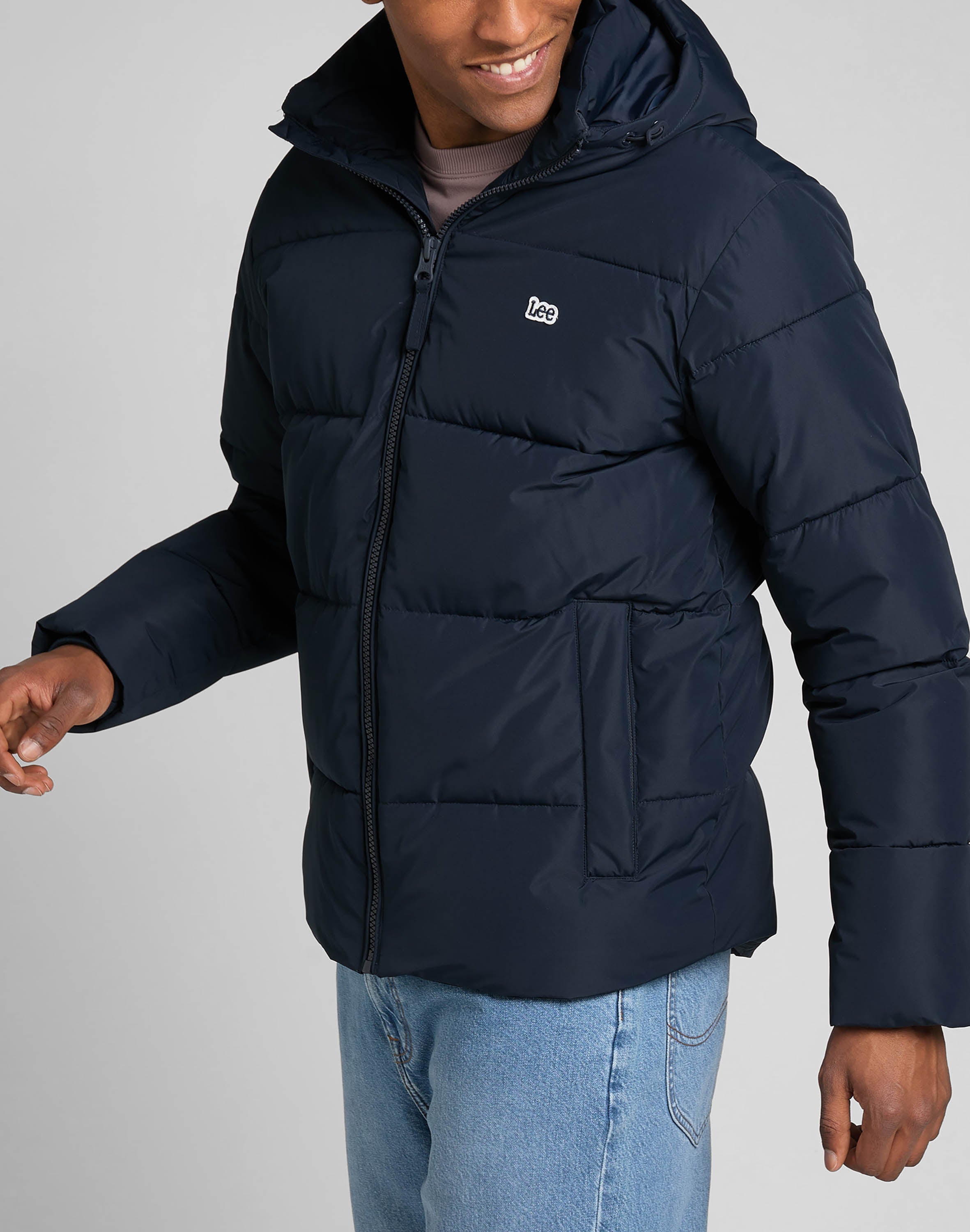 Giacca Puffer in Sky Captain Jackets Lee   