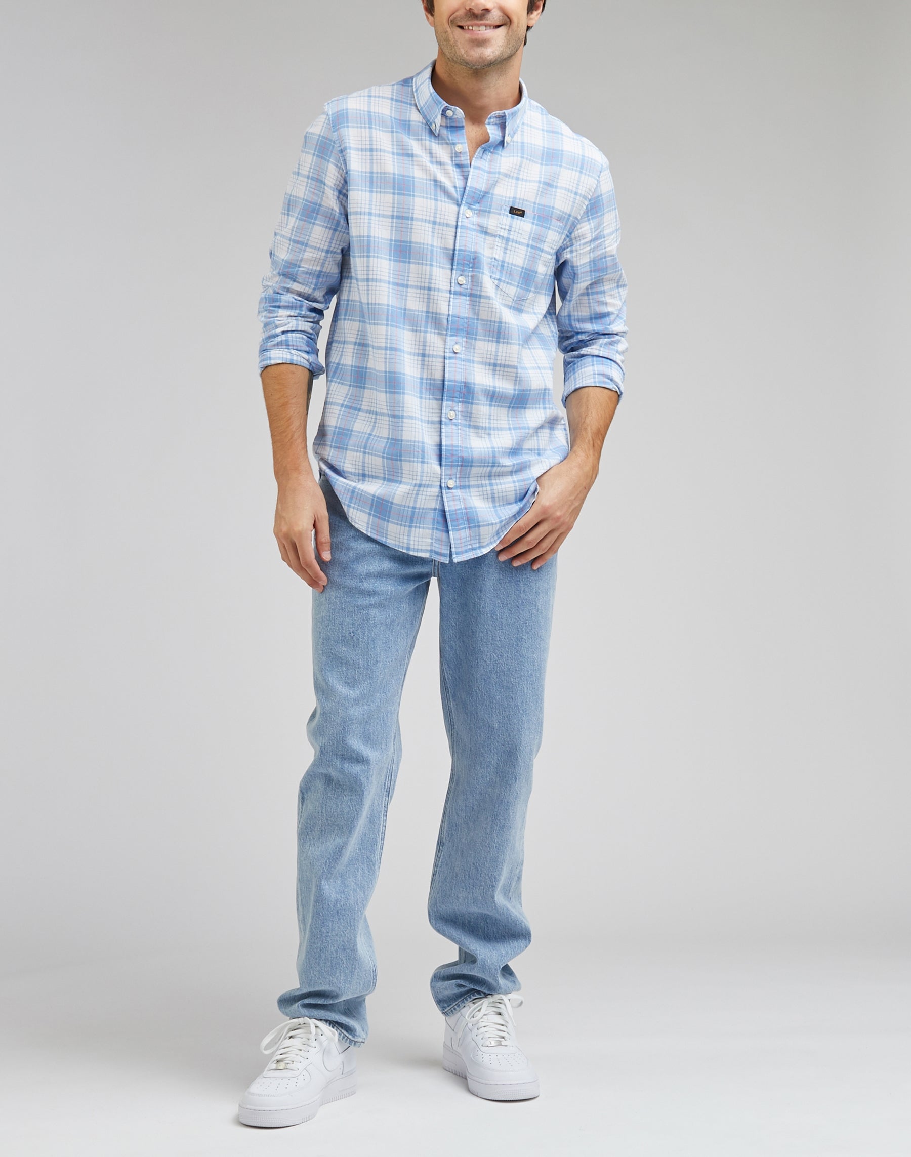 Camicia button down in camicie blu Prep Lee   