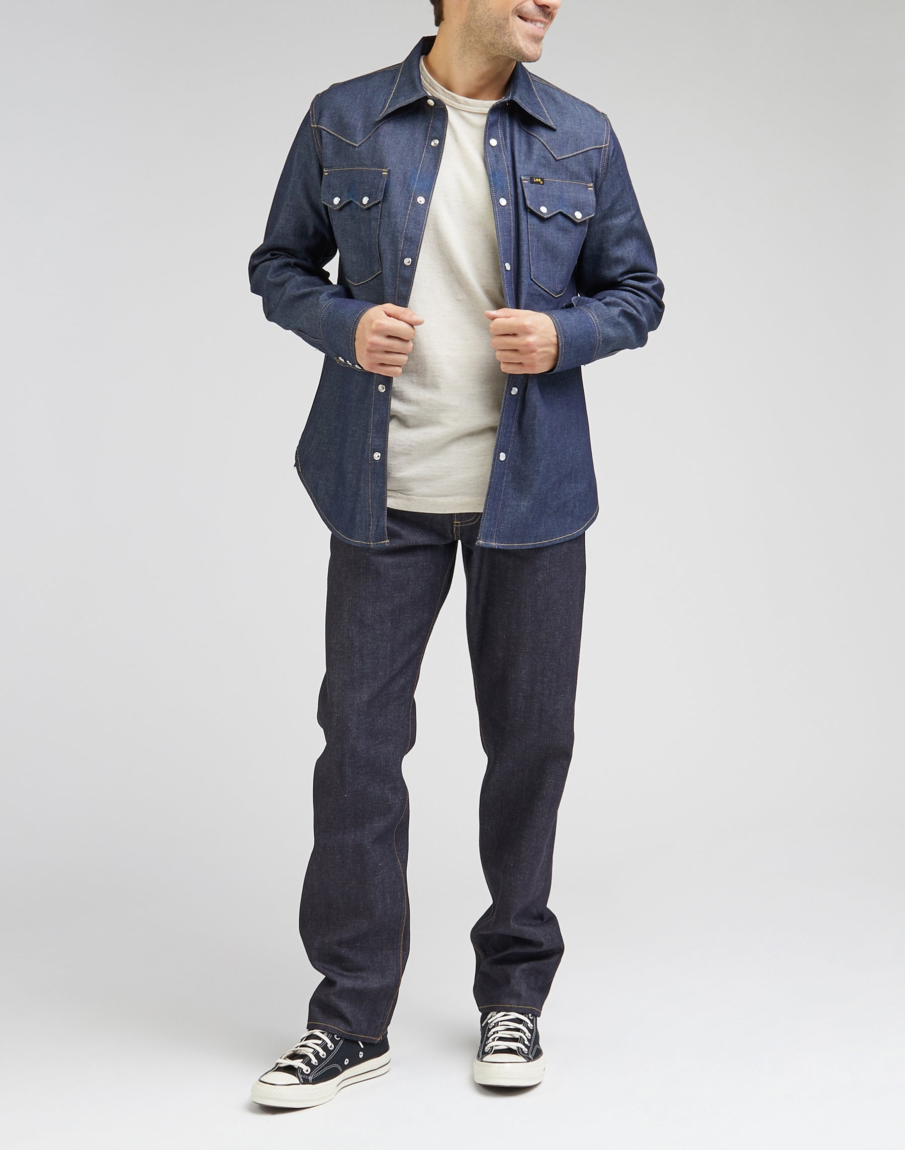 101 Tee in tinta unita Lee   