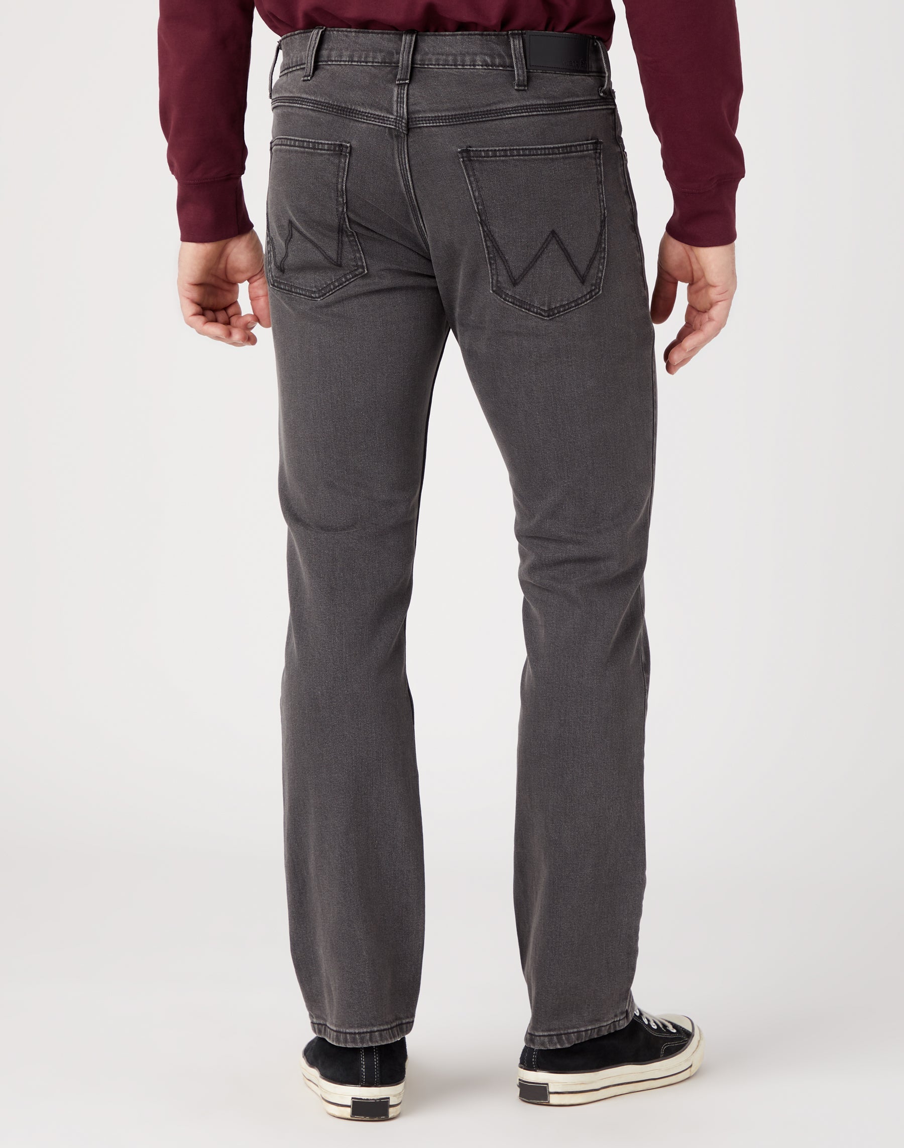 Jeans Regular Low Stretch in Grigio Autentico Wrangler   