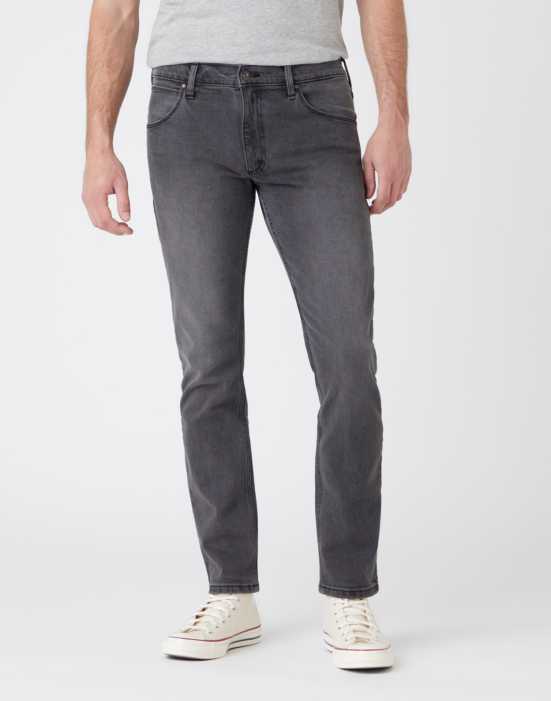 Jeans Slim Low Stretch in Grigio Grande Wrangler   