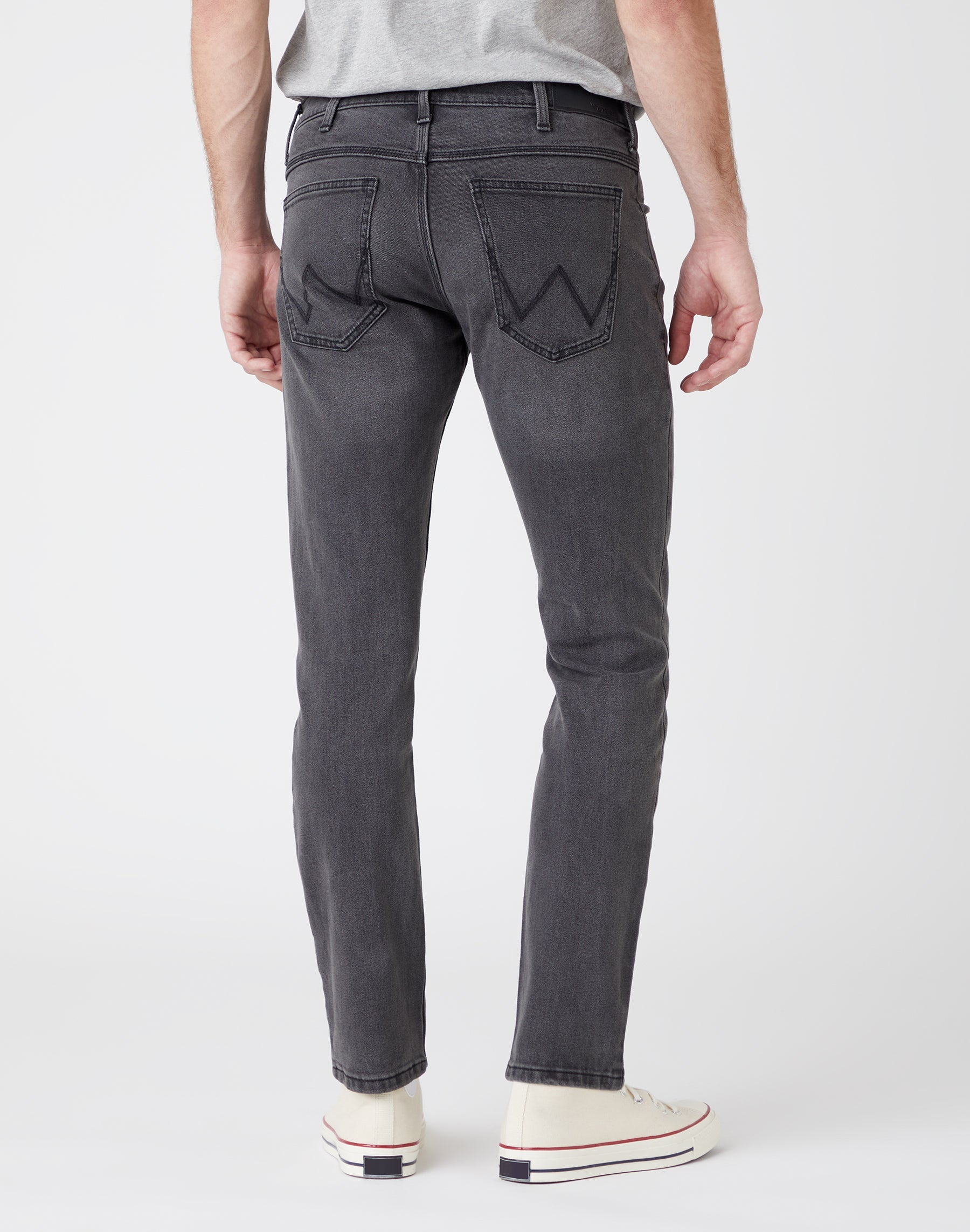 Jeans Slim Low Stretch in Grigio Grande Wrangler   