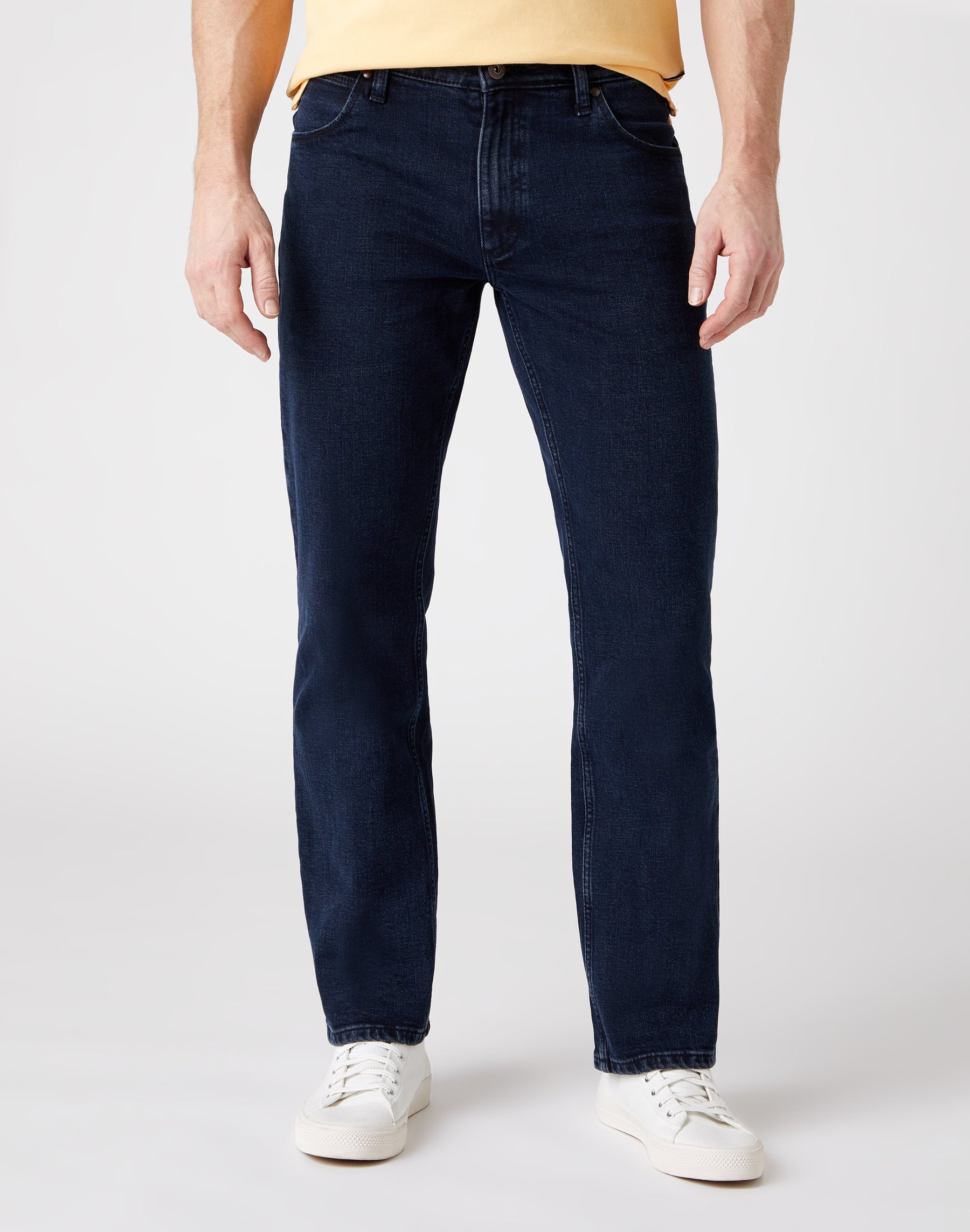 Dritti Low Stretch in Blu Nero Jeans Wrangler   