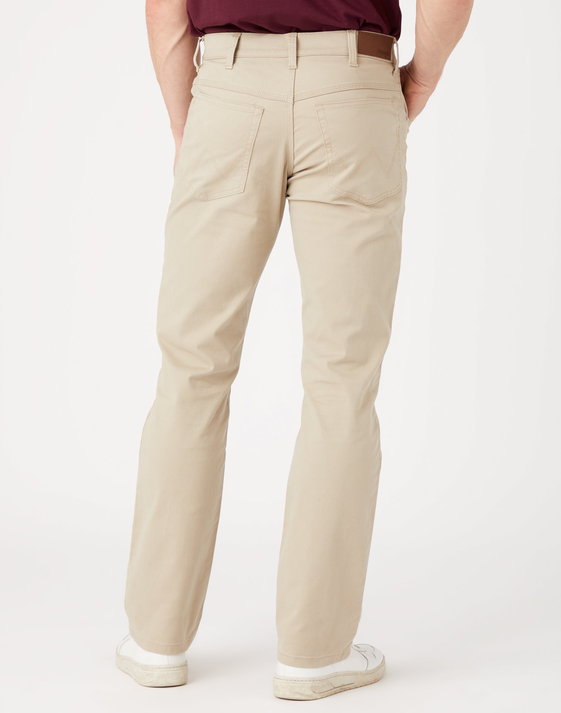 Dritti Medium Stretch in pantaloni Khaki Wrangler   