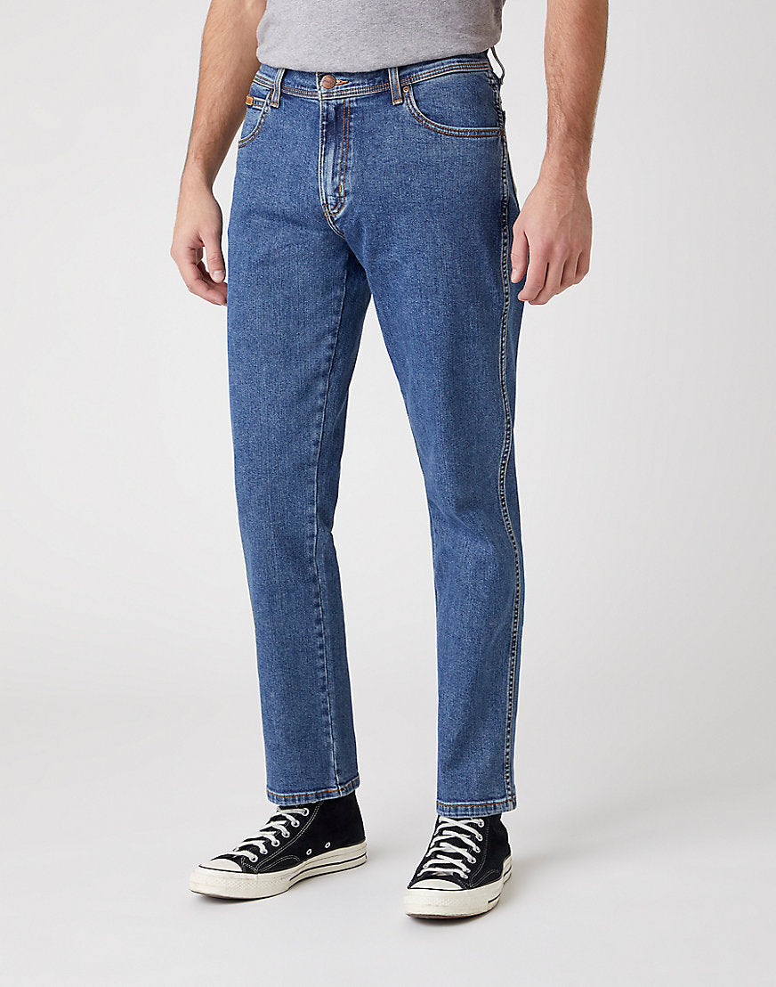 Jeans Texas Medium Stretch con lavaggio a pietra Wrangler   