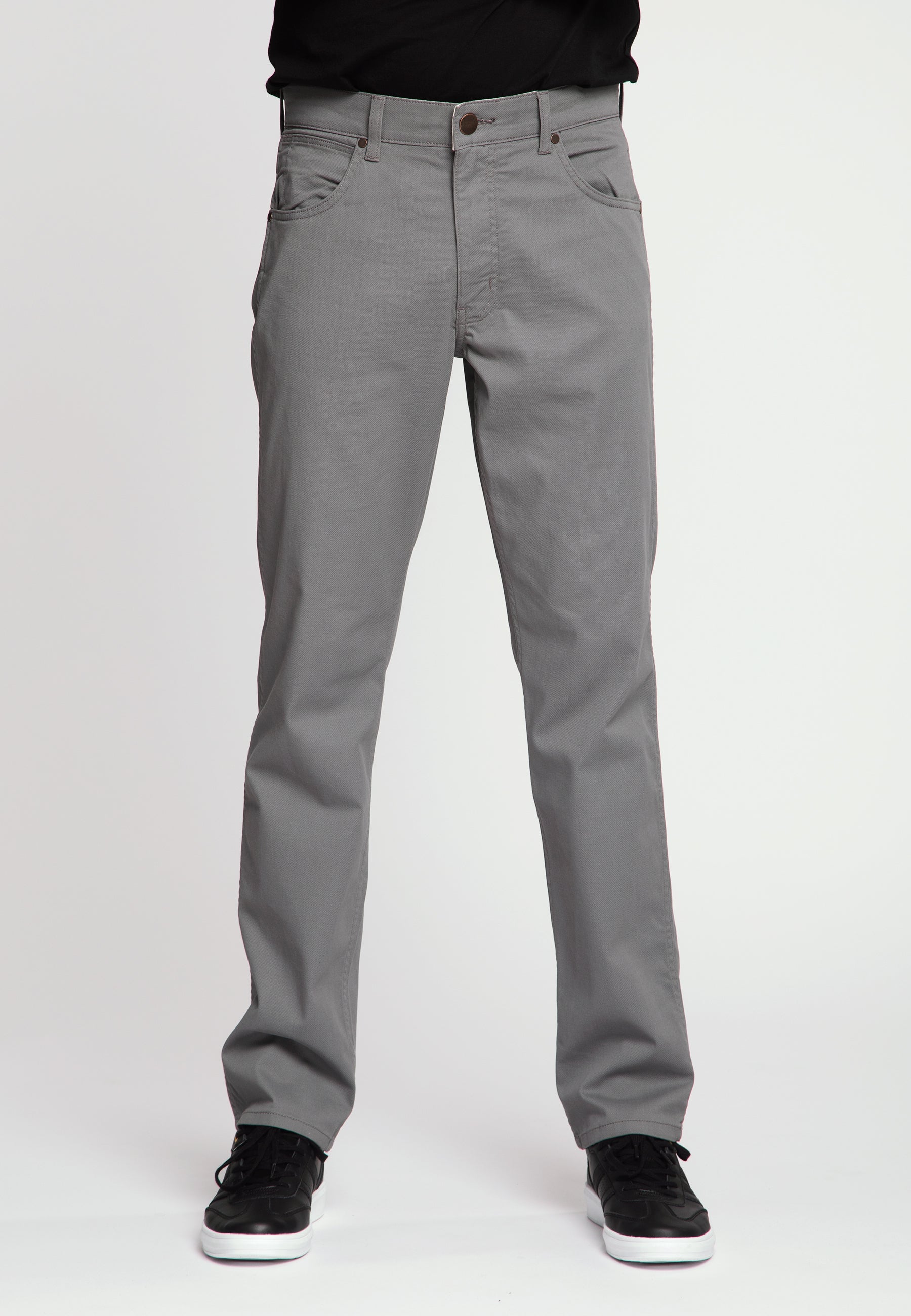 Greensboro Twill in Iron Grey Pantaloni Wrangler   