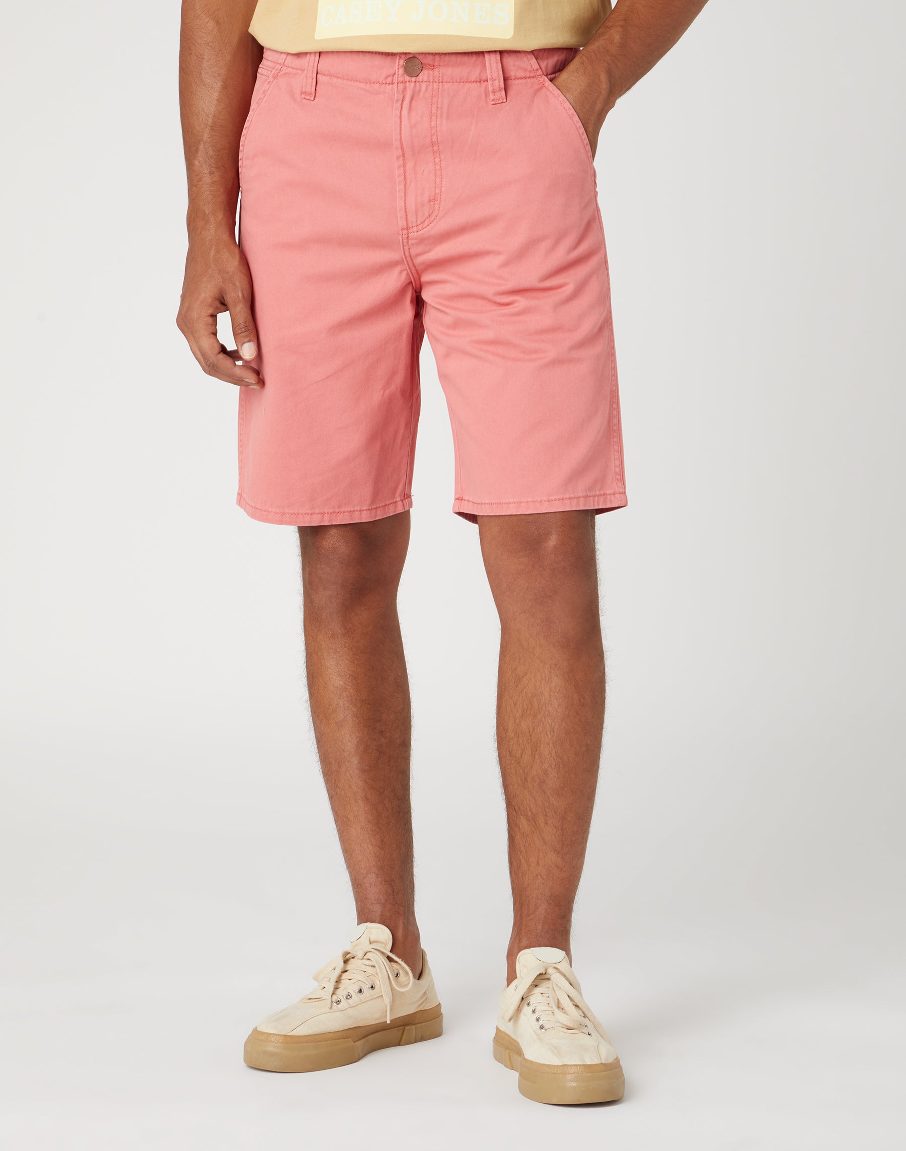 Pantaloncini Chino Casey Jones in rosa sbiadito Wrangler   