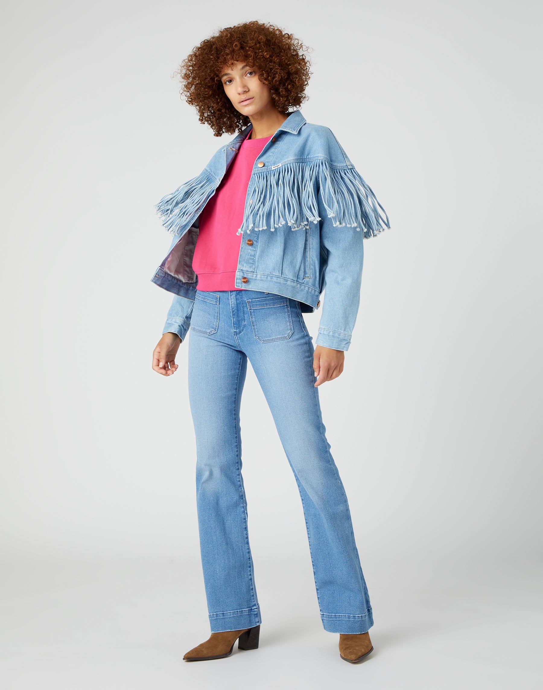 Jeans Flare in Hazel Wrangler   