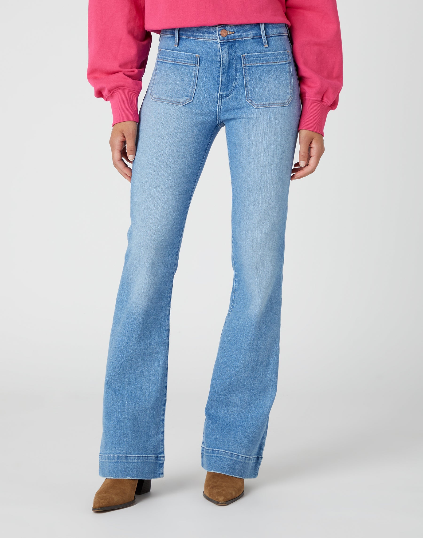 Jeans Flare in Hazel Wrangler   