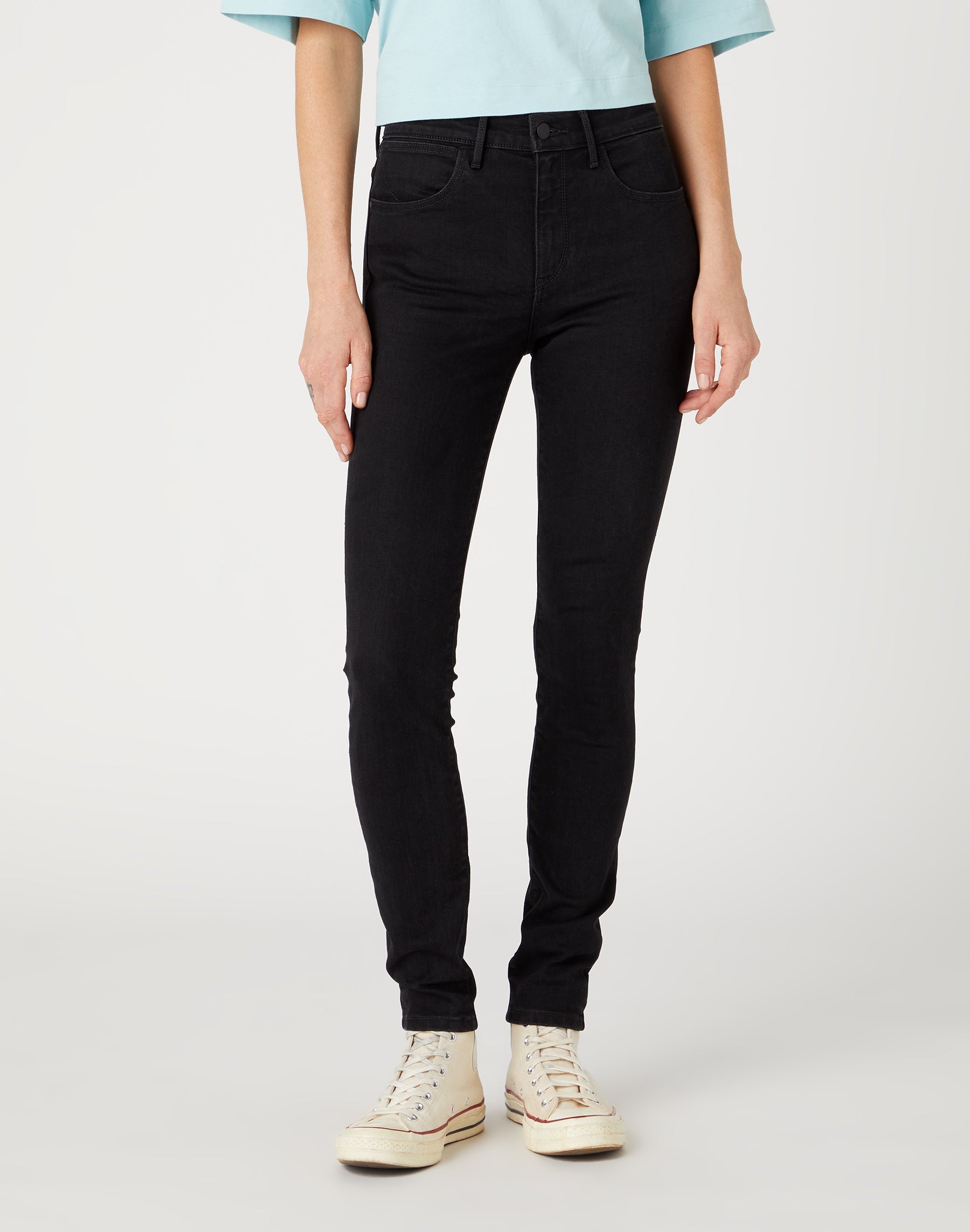 Jeans skinny alti in aracne Wrangler   