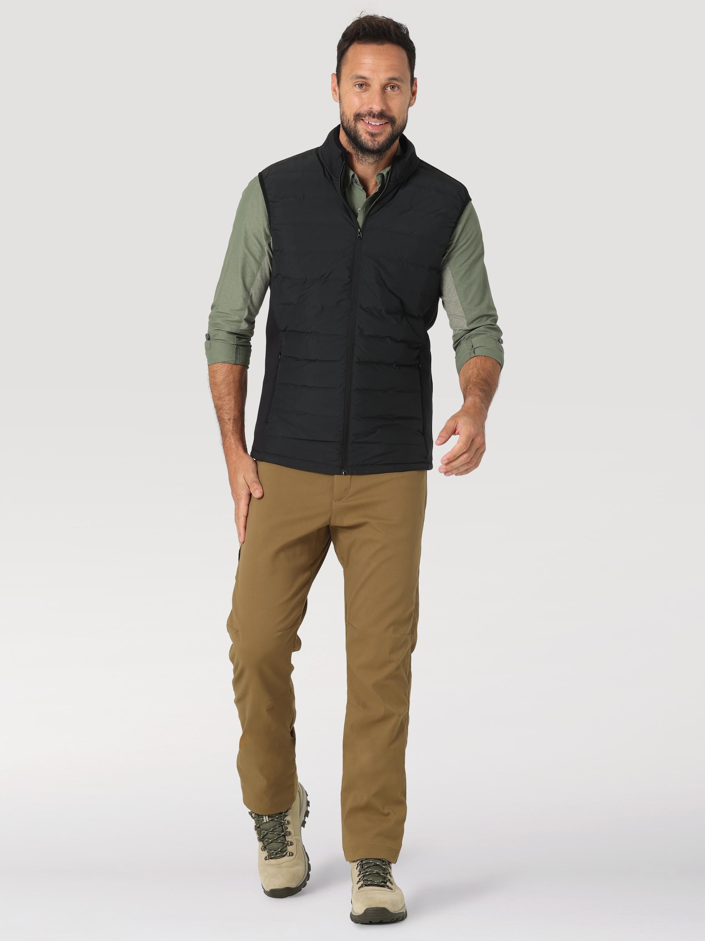 Gilet ibrido atletico All Terrain Gear in nero Giacche Wrangler   