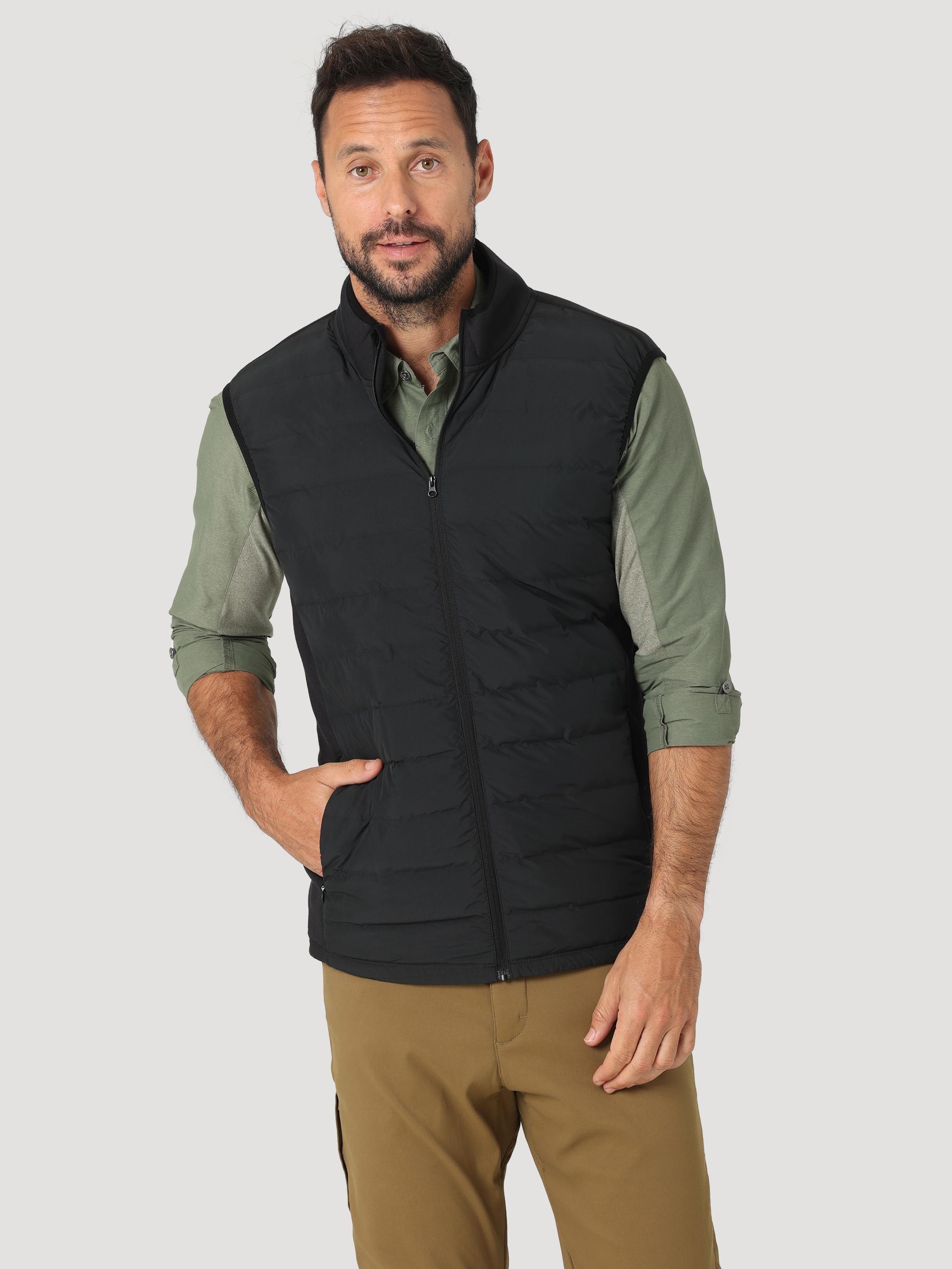 Gilet ibrido atletico All Terrain Gear in nero Giacche Wrangler   