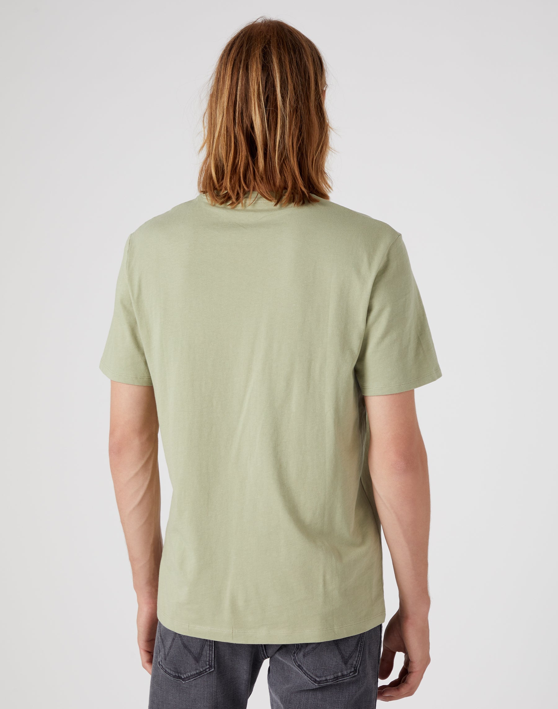 Americana Tee in Tea Leaf Magliette Wrangler   