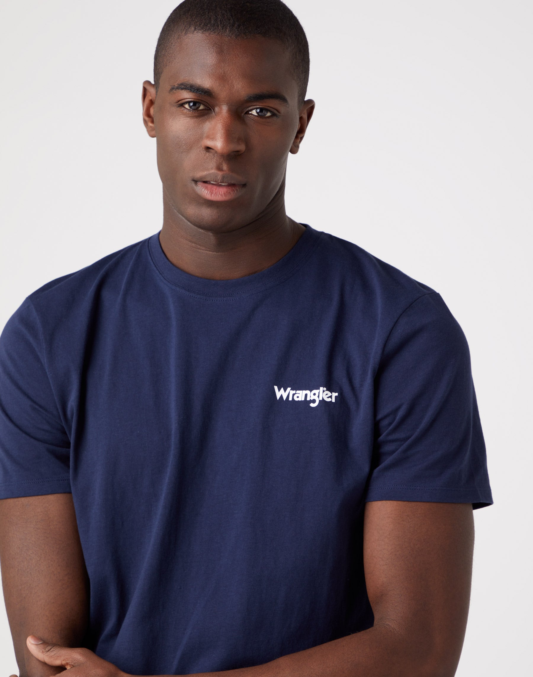 2Pack Sign Off Tee in Real Navy T-shirt Wrangler   