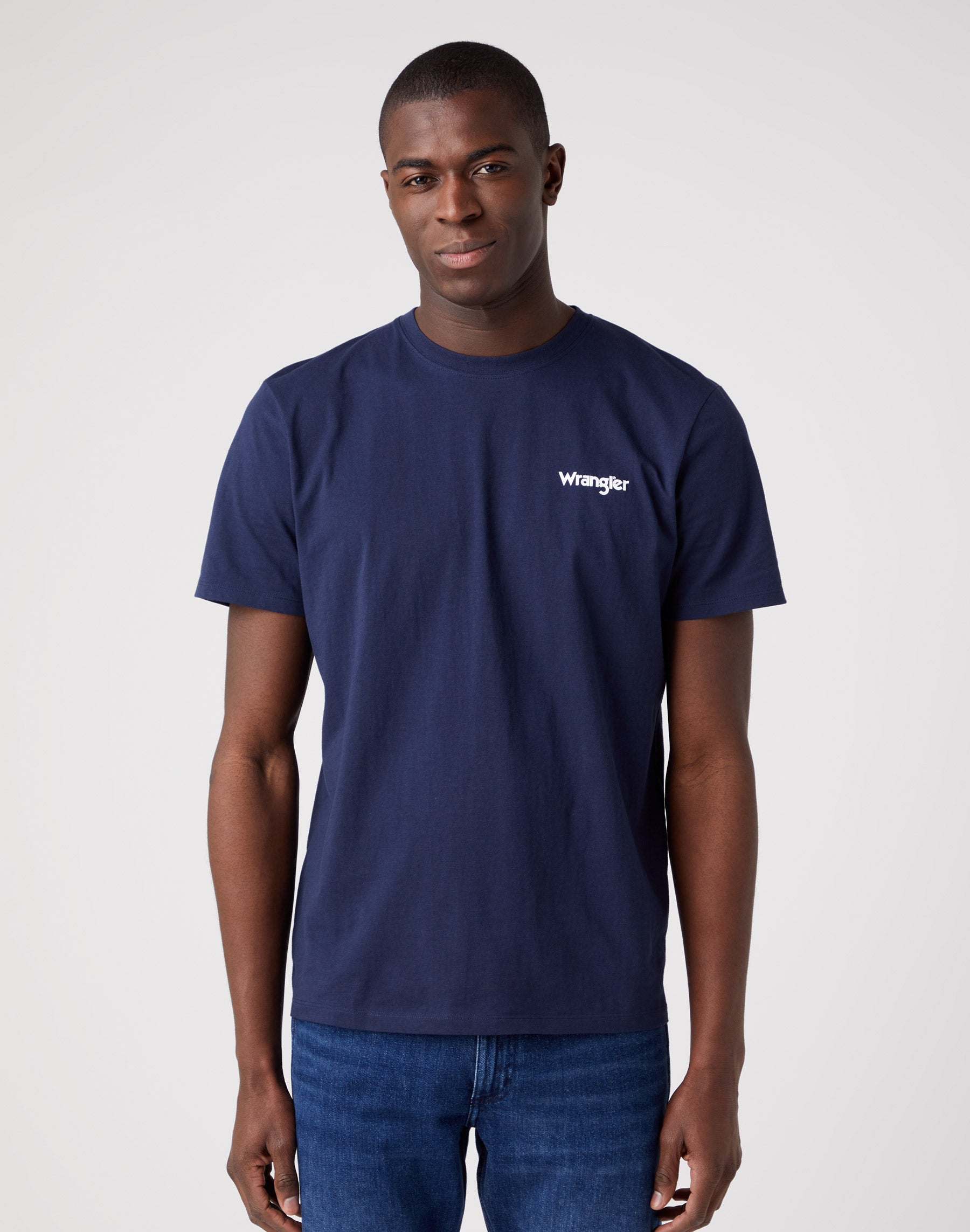 2Pack Sign Off Tee in Real Navy T-shirt Wrangler   